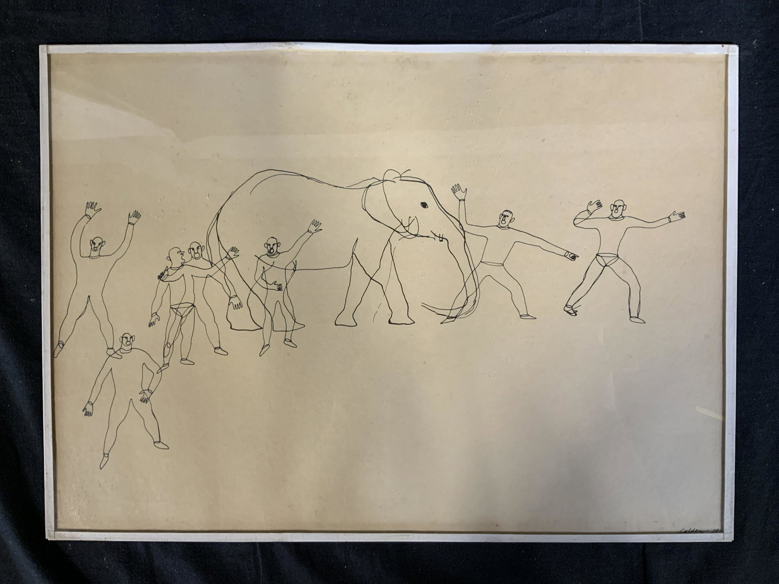 Lot 16 After Alexander Calder Circus Lithographs: Lot 16 AFTER Alexander Calder Circus Lithographs, Inscriptions to lower right read ‘Calder 1932’, and ‘Calder 1931’, lithographs after original drawings, an assortment of various circus activi