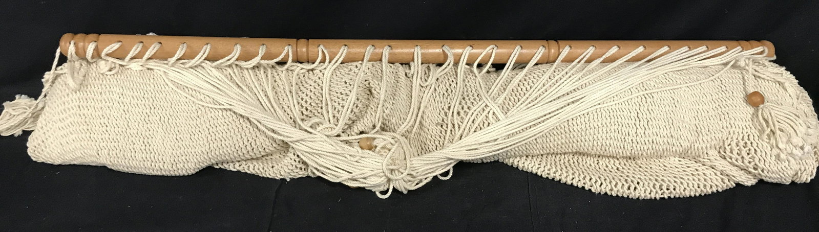 Never Used Brazilian Style Hammock: Brazilian style woven hammock. Never used. Measures approx 49.5 inches W. Hammock, outdoor accessories, camping accessory, Leisure. 9