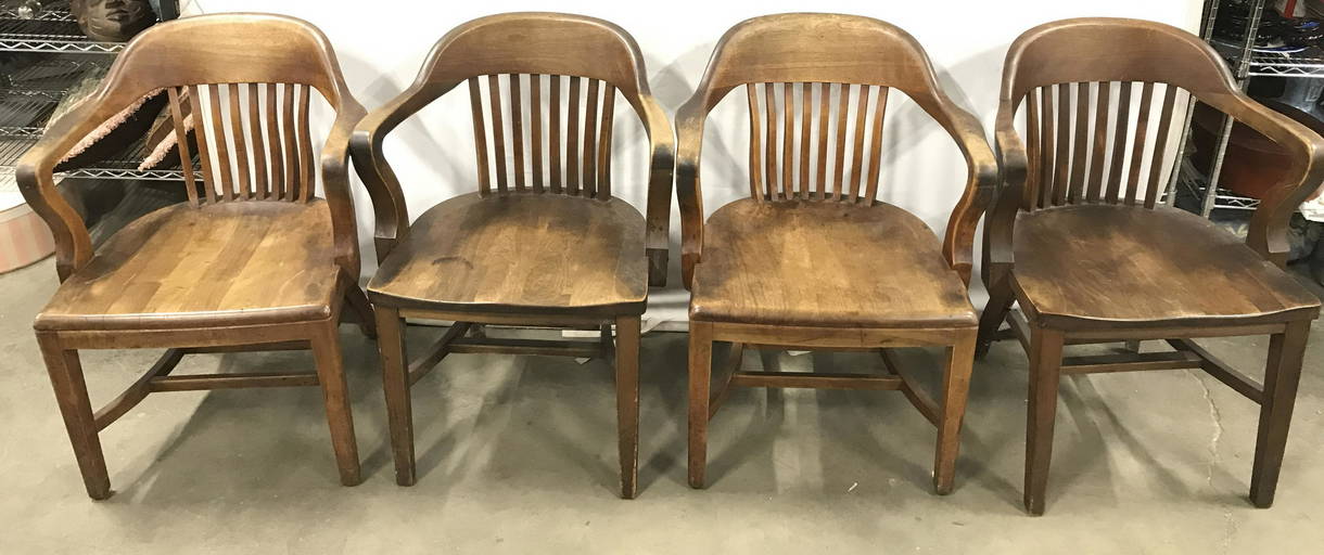Set 4 Vintage Bl Marble Chair Co Armchairs