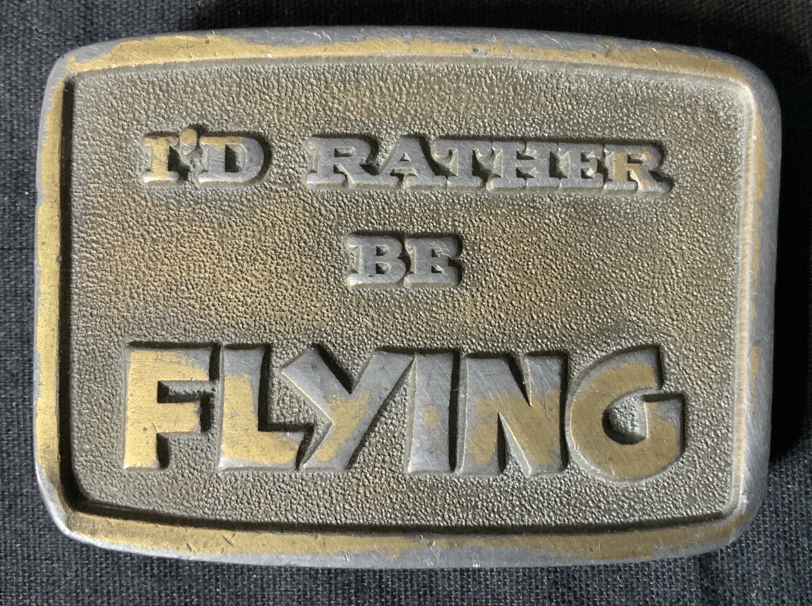 Pair Vintage Metal Belt Buckles: Pair vintage metal belt buckles, silver and brass toned metals, inscription to buckle reads Joe O Reinheimer US 55 206 383 Quincy Illinois 52 53 Uijongbu, Korea’, inscription to other buckle reads �