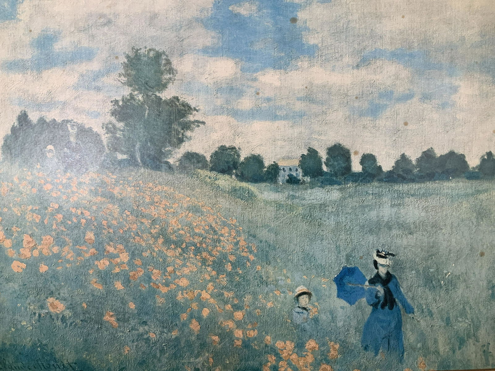 Claude Monet The Corn Poppies Offset Lithograph: Claude Monet The Corn Poppies Offset Lithograph, inscription to lower left reads ‘Claude Monet’, label to reverse details artist’s biography and artwork information, reads ‘Harry N Abrams Inc
