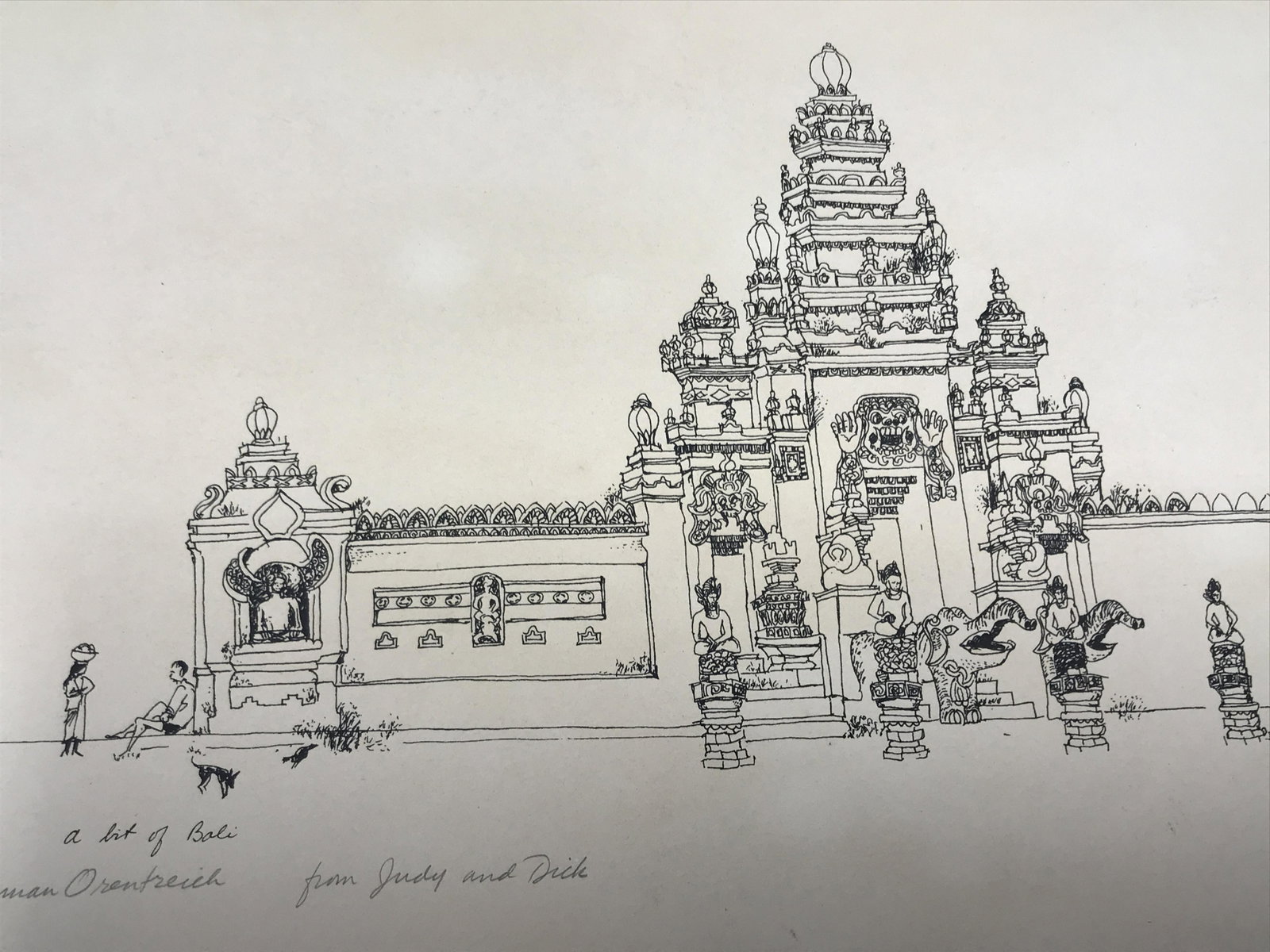 Dick Stark Signed Ltd Ed Lithograph: Dick Stark Signed limited edition lithograph, signature edition and date to the lower right corner reads ‘Stark 17/100, Dick Stark 74’, title and text to the lower left corner reads ‘a bit of Ba