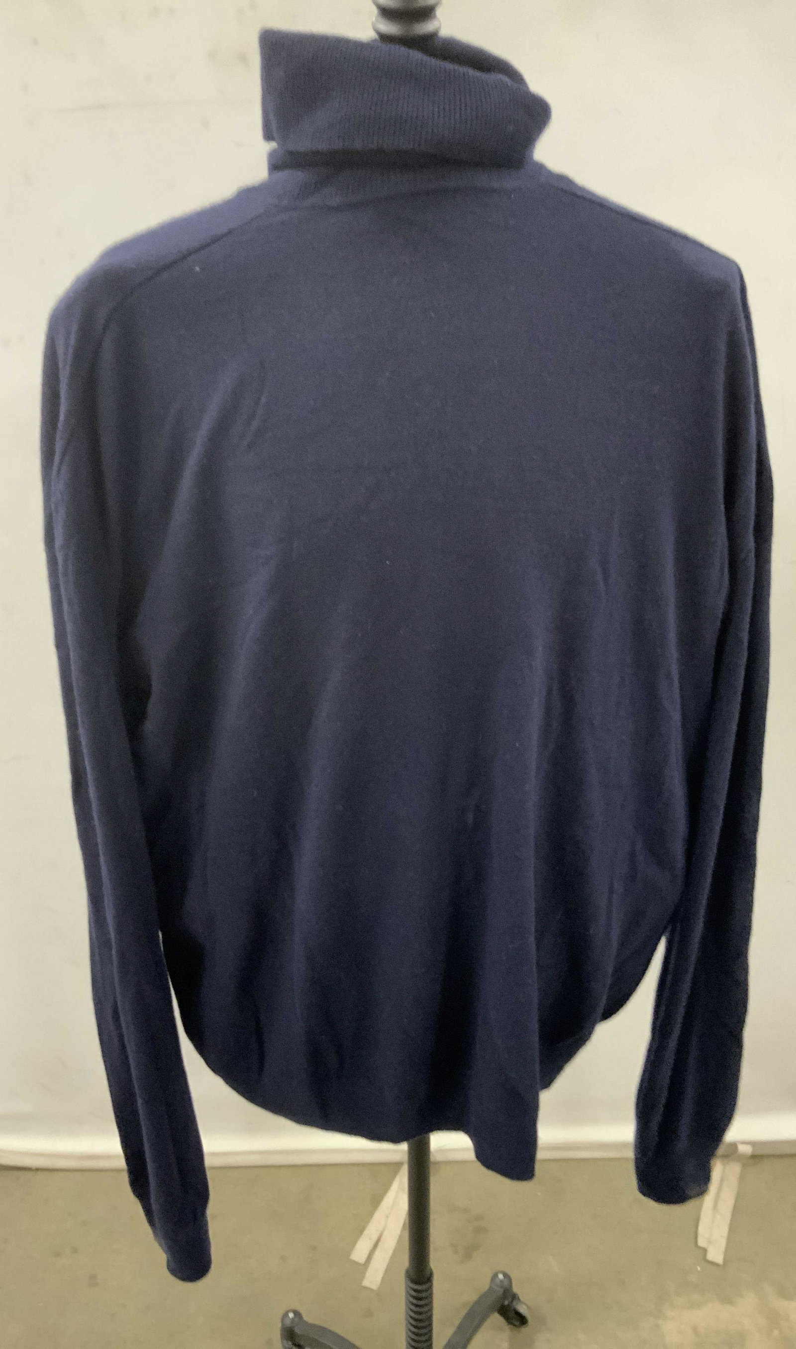 MAISON MARTIN MARGIELA Paris Cashmere Turtleneck: A labeled designer MAISON MARTIN MARGIELA PARIS cashmere sweater, additionally labeled for H & M . 100% cashmere.Labeled Size Small. Measures app 33 in long. Sleeves 41 in. Waist app 60 in. Chest from