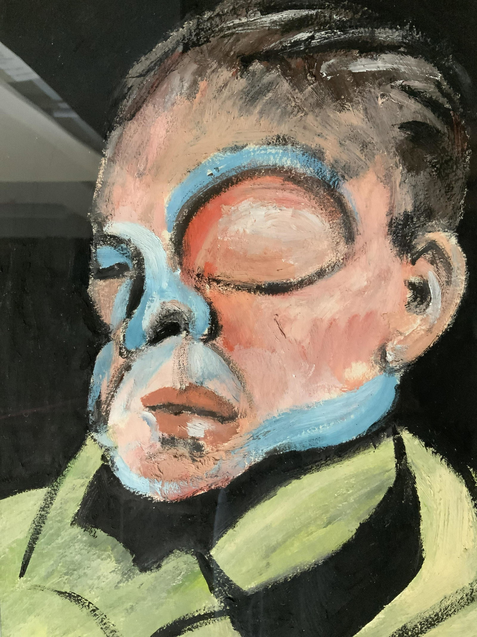 Signed Portrait Pastel Drawing AFTER Francis Bacon: Signed Portrait Pastel Drawing AFTER Francis Bacon(1909-1982), signature to lower left reads ‘Francis Bacon’, Please Note: All lots that do not carry established documented provenance nor any past