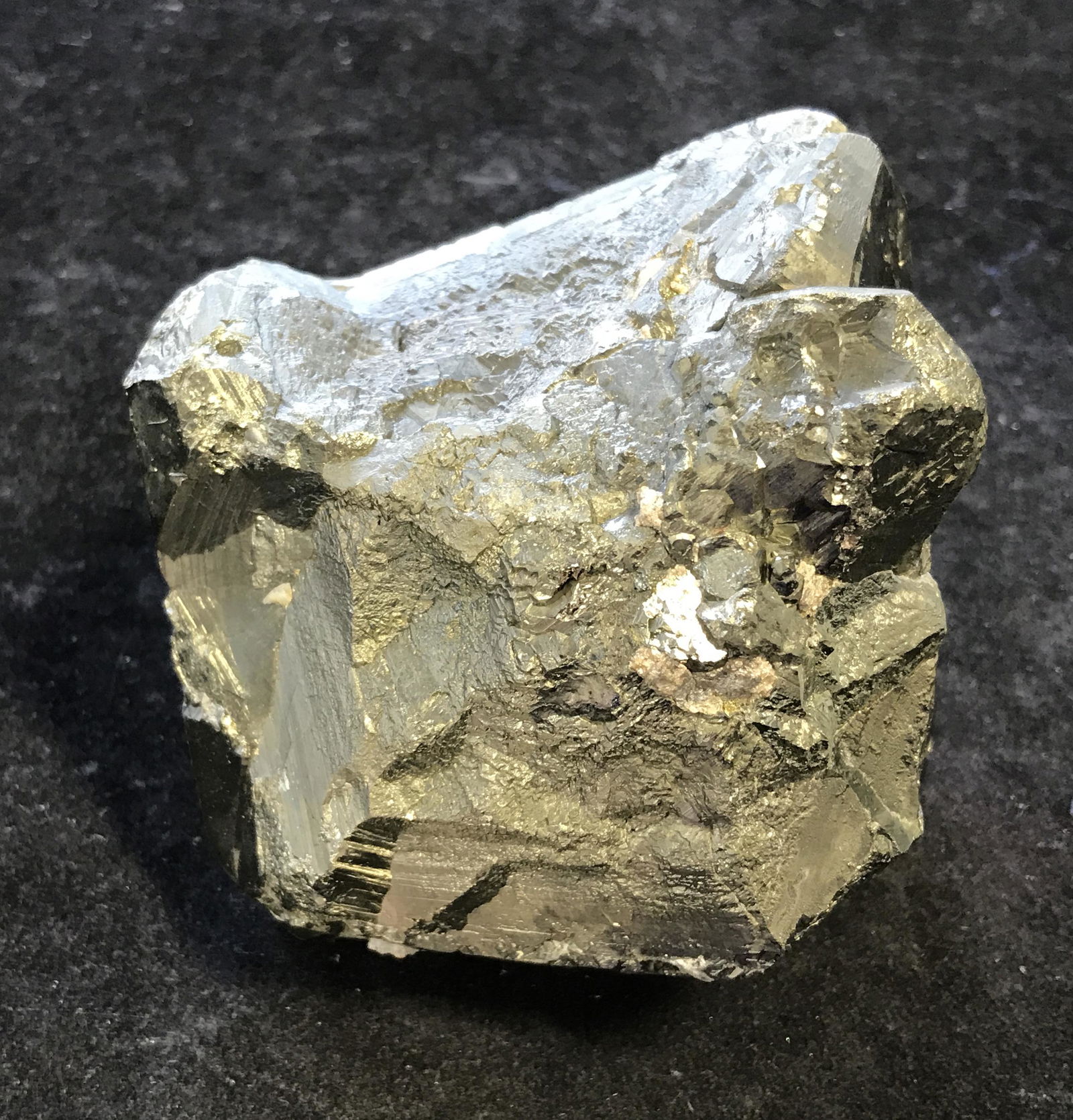 Peruvian Mined Pyrite: Peruvian mined pyrite, mined from the Huanzala mine in Peru, unique in its own shape and size, naturally grown in a Cuboid crystal shape, stone shines with a metallic gold toned color often referred t