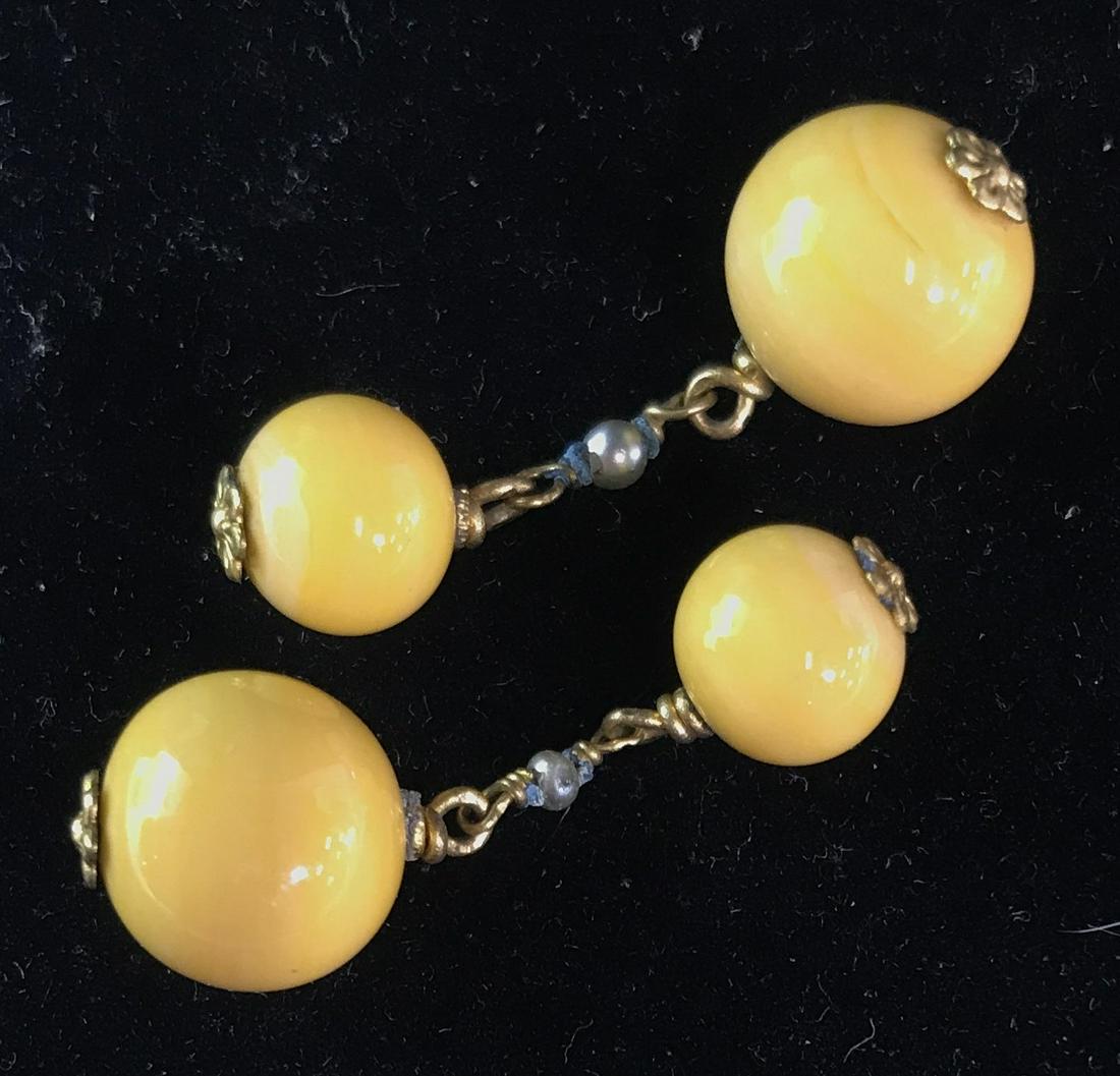 Vintage Christian Dior French Cuff Links w Box (1 of 5)