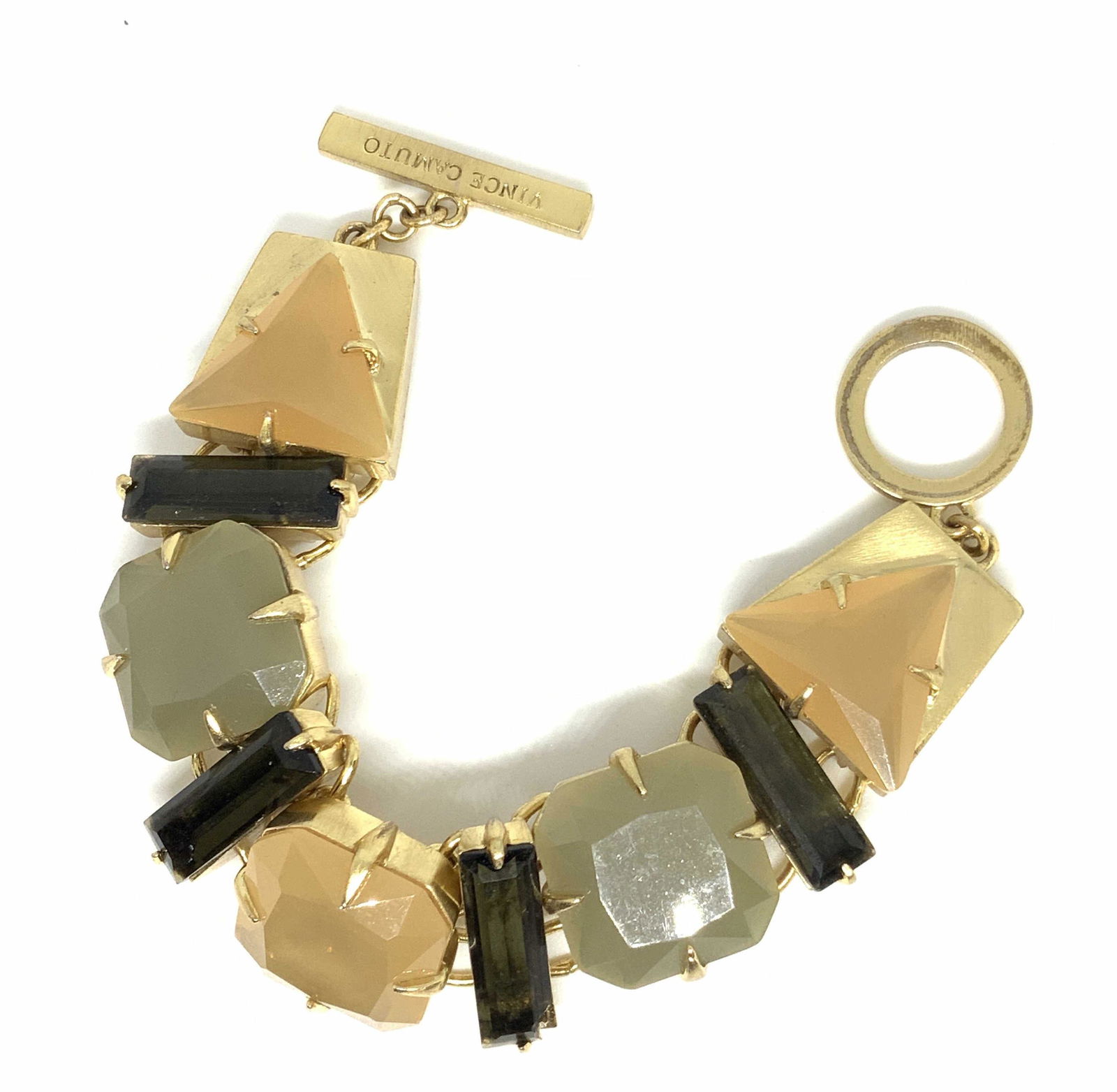 VINCE CAMUTO Glass Gem Toggle Bracelet, Jewelry (1 of 10)