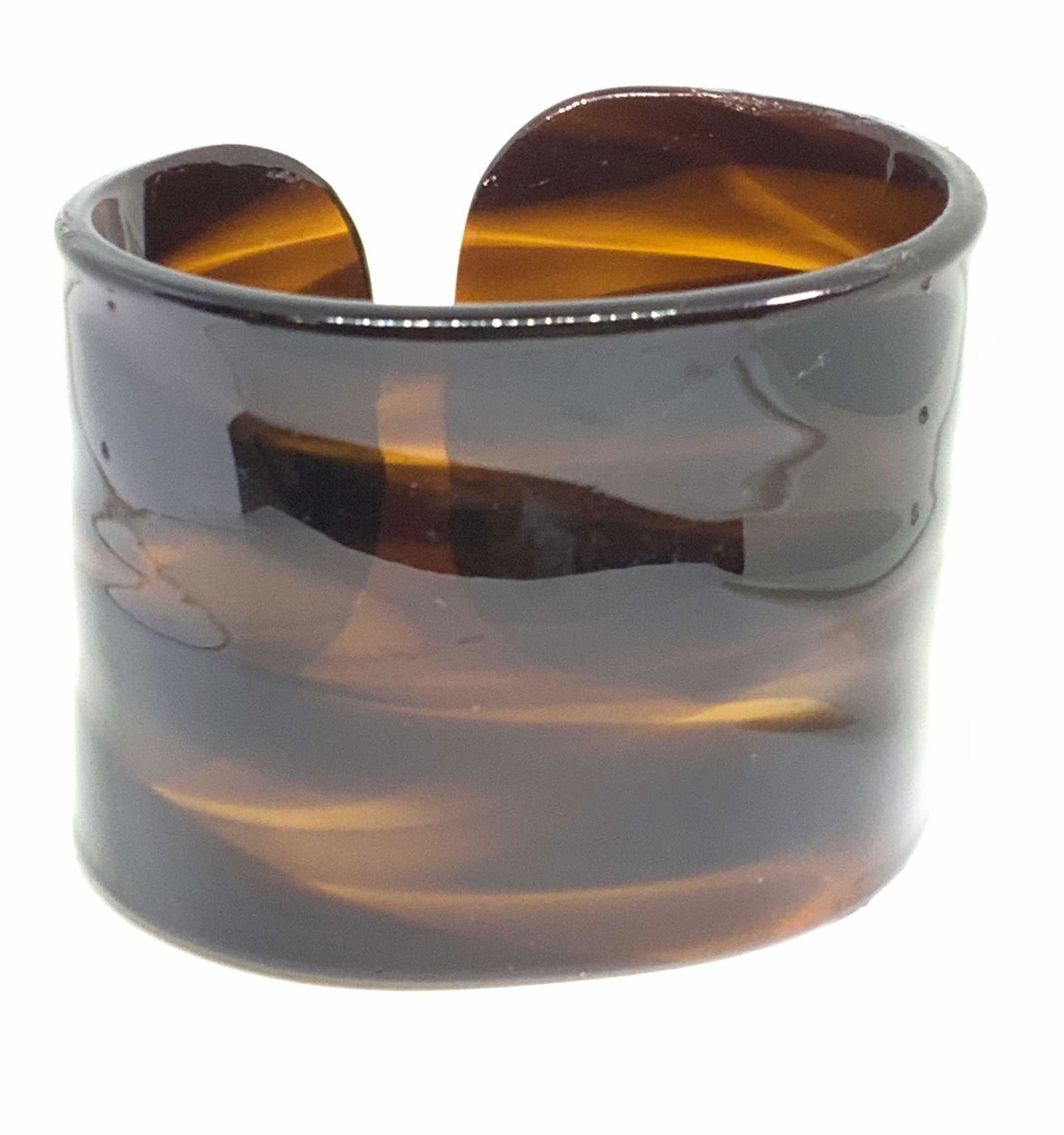 Vintage Acrylic Tortoise Shell Style Cuff Bracelet (1 of 14)
