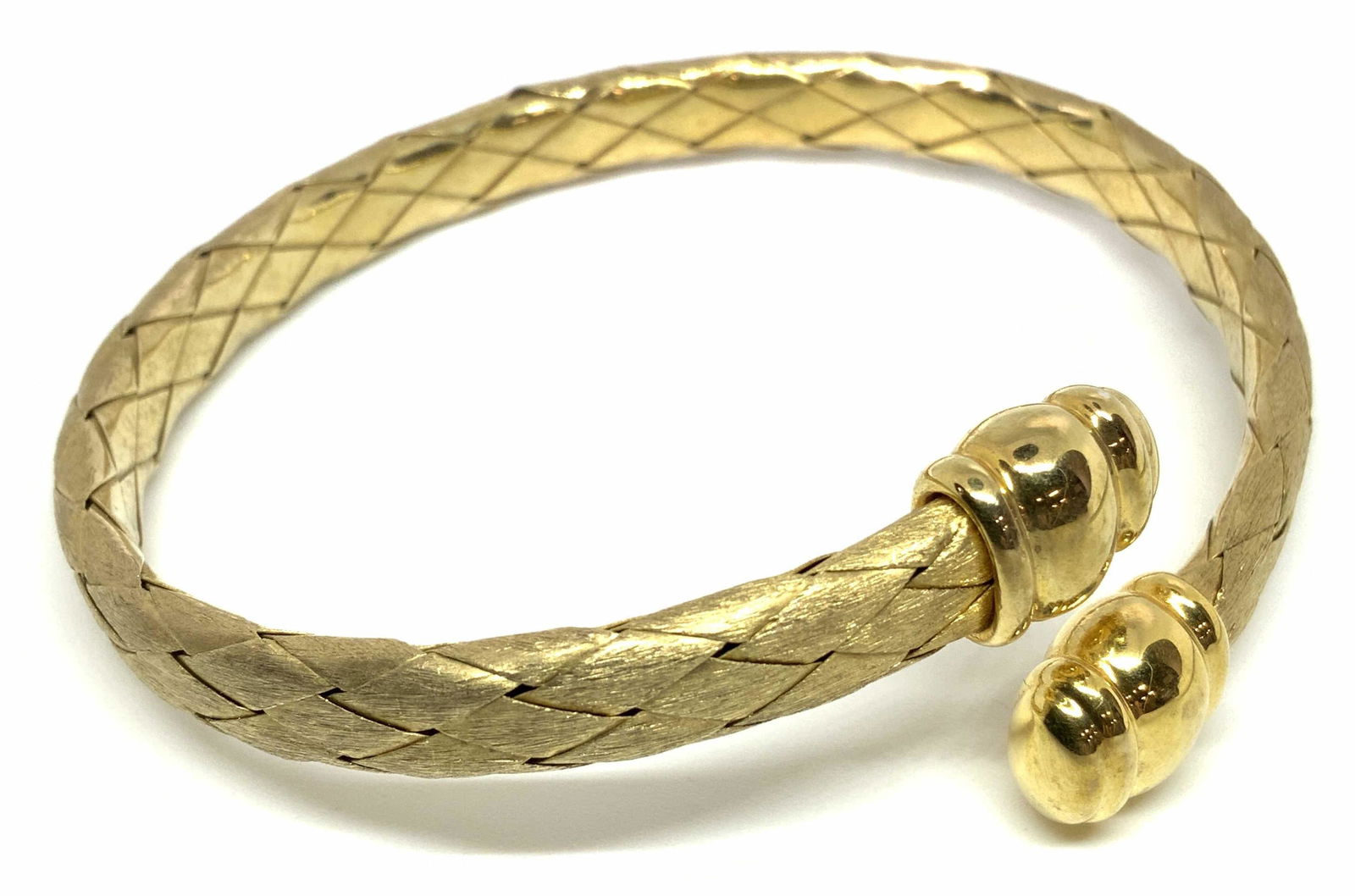 Trademarked STERLING SILVER & GOLD Bracelet, Italy (1 of 11)