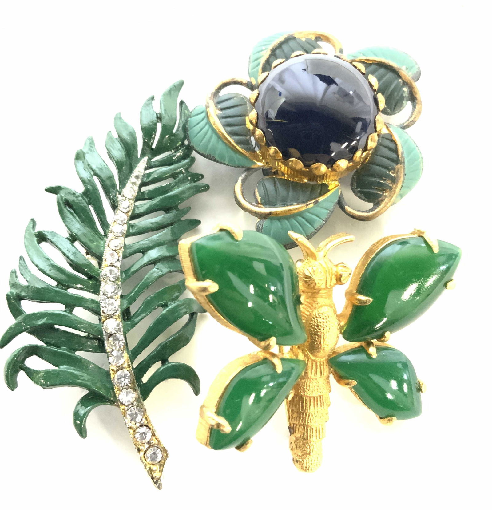 JERRY DENICOLA ESTATE BUTTERFLY BROOCH, more (1 of 9)