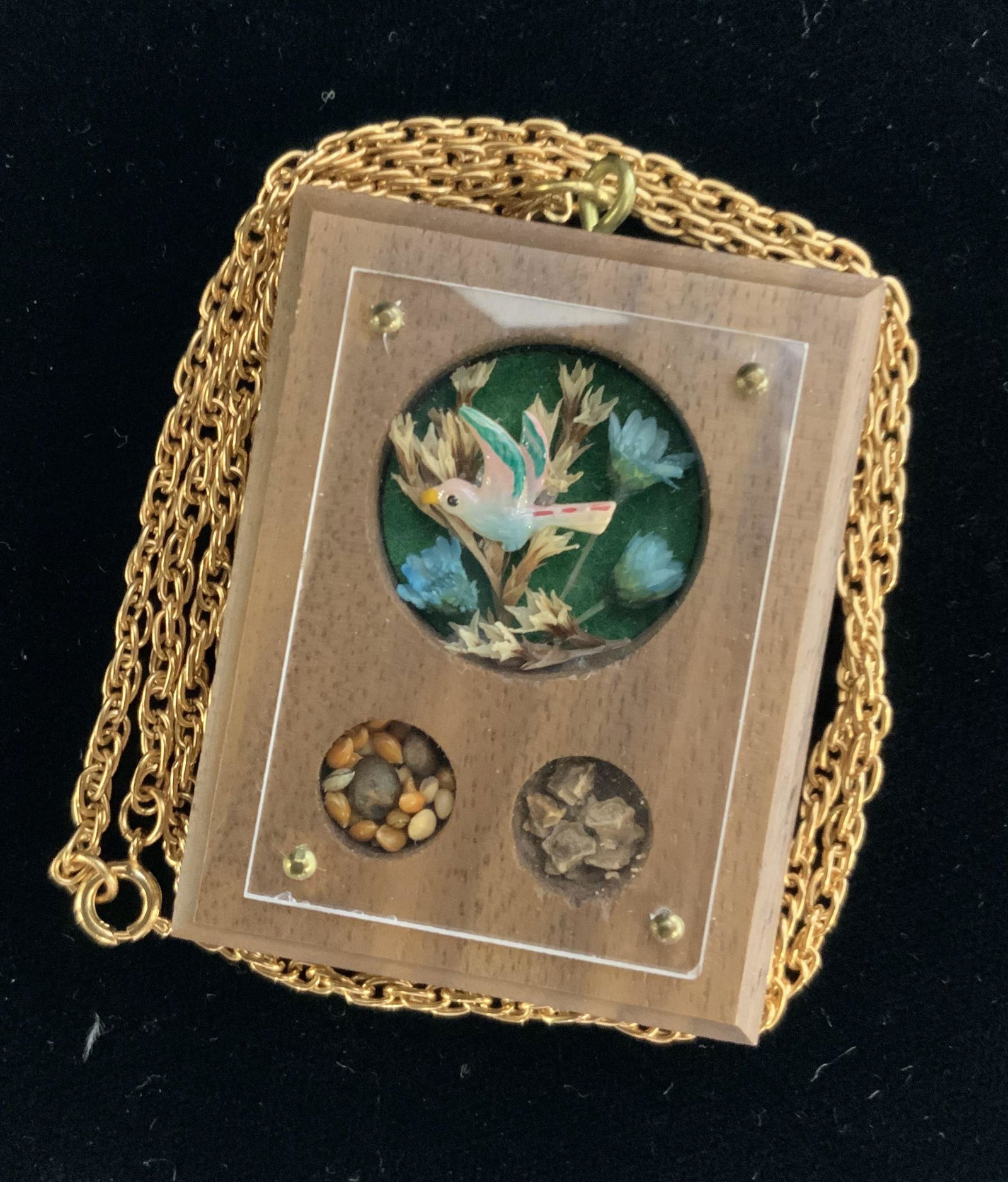 Shadow Box Oversized Pendant Necklace, Jewelry (1 of 8)