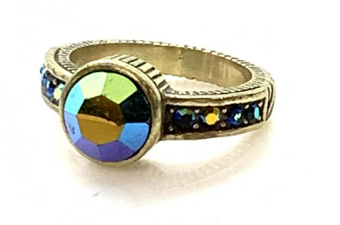 HEIDI DAUS Signed AB Rhinestone Ring (1 of 8)