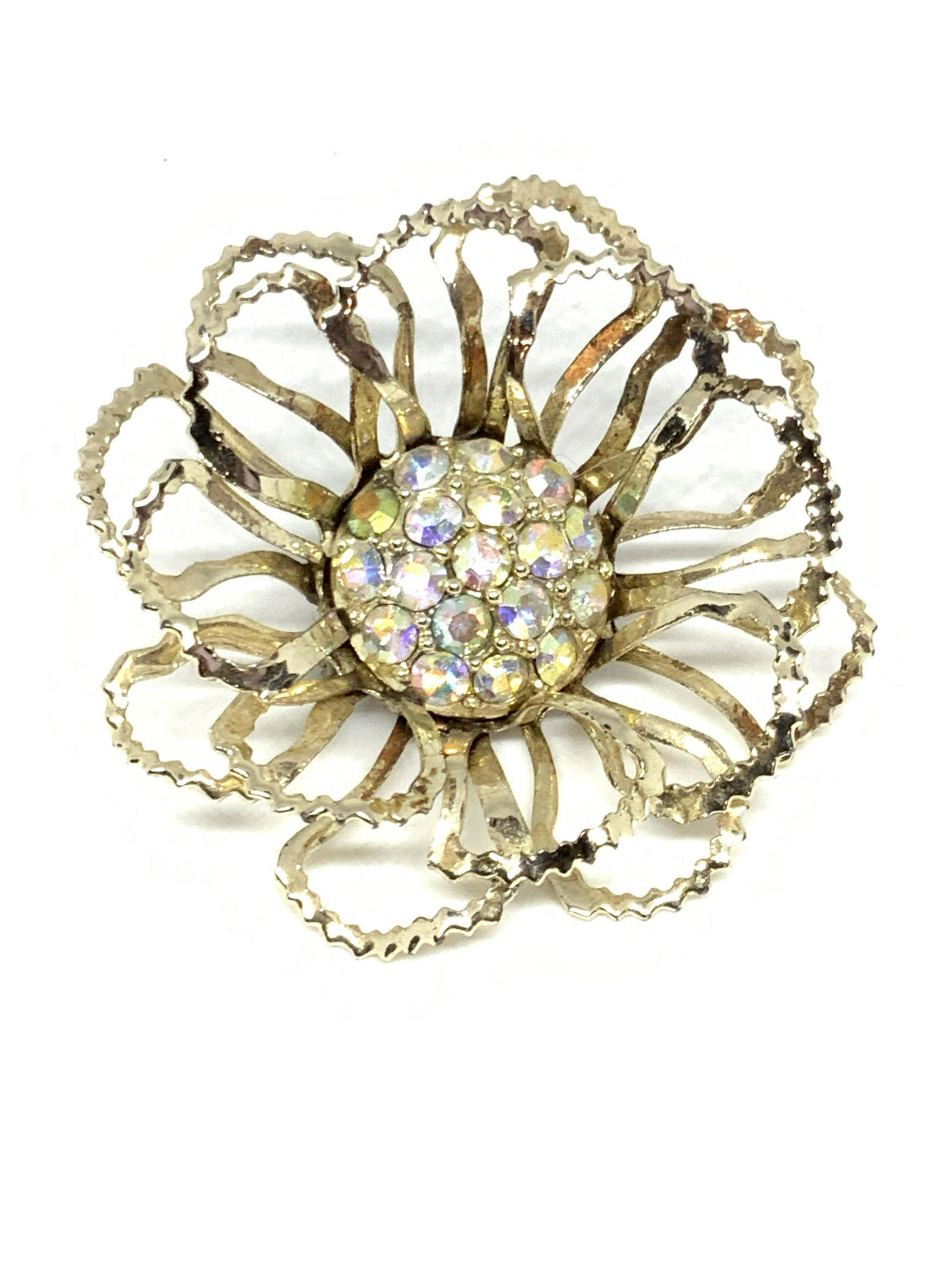 Group 3 Vintage Crystal Earrings, Choker, Brooch (1 of 13)