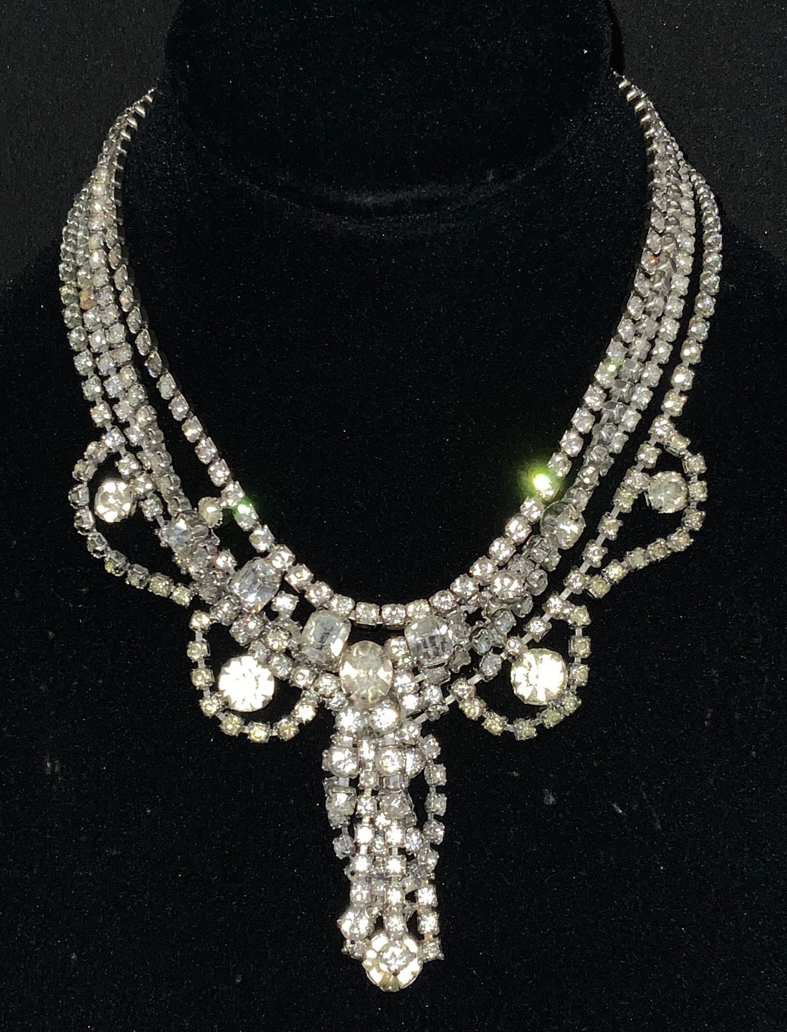 Grp5 Crystal Necklaces & KRAMER Signed Bracelet (1 of 13)