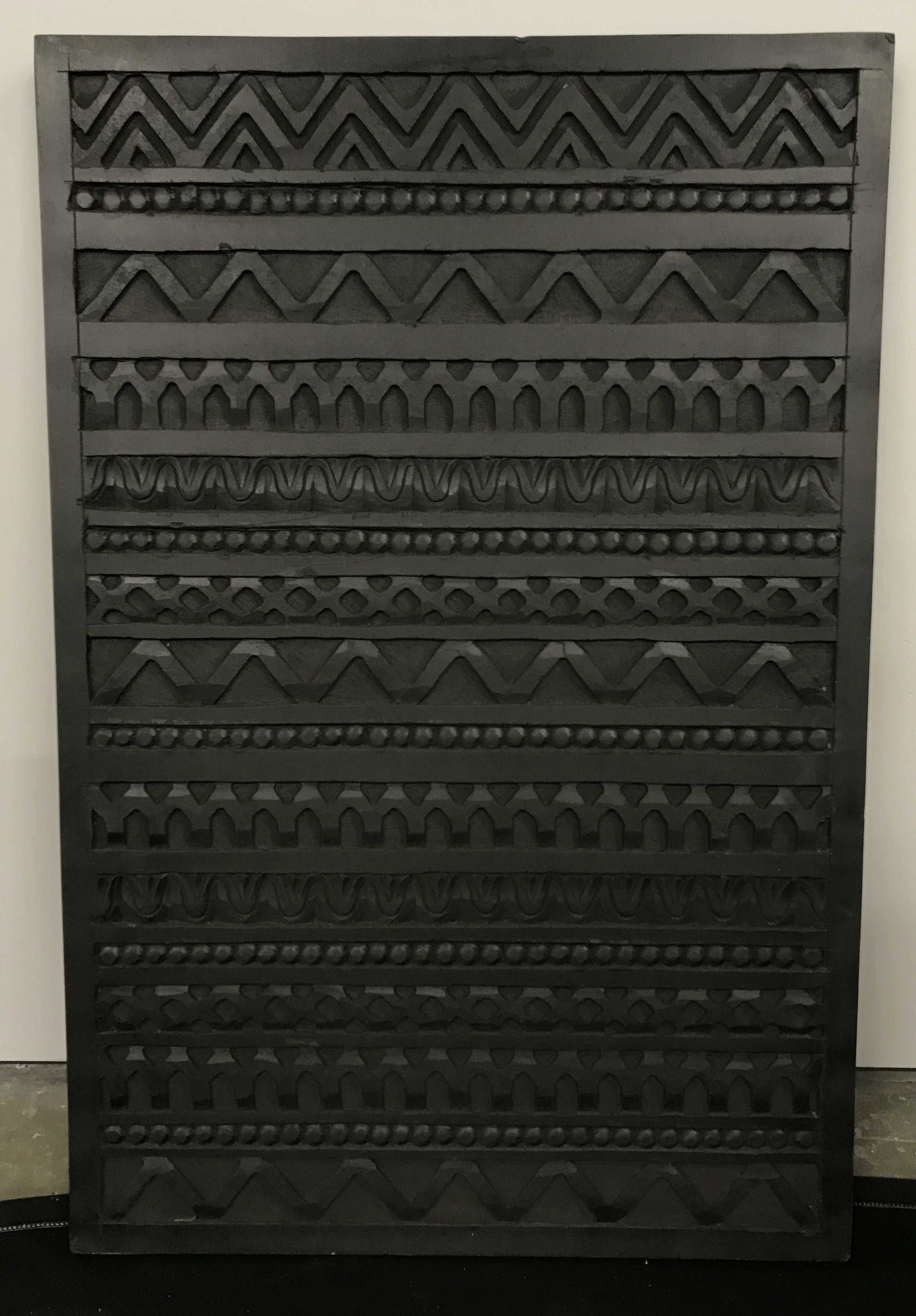 New Wood Carving Wall Art Donated By Bernini: New and packaged merchandise donated by Bernini Wall Art, lot includes a black stained wood carving, item new in wrapping, perfect for holiday gifts, proceeds from the sale of this item will be donate
