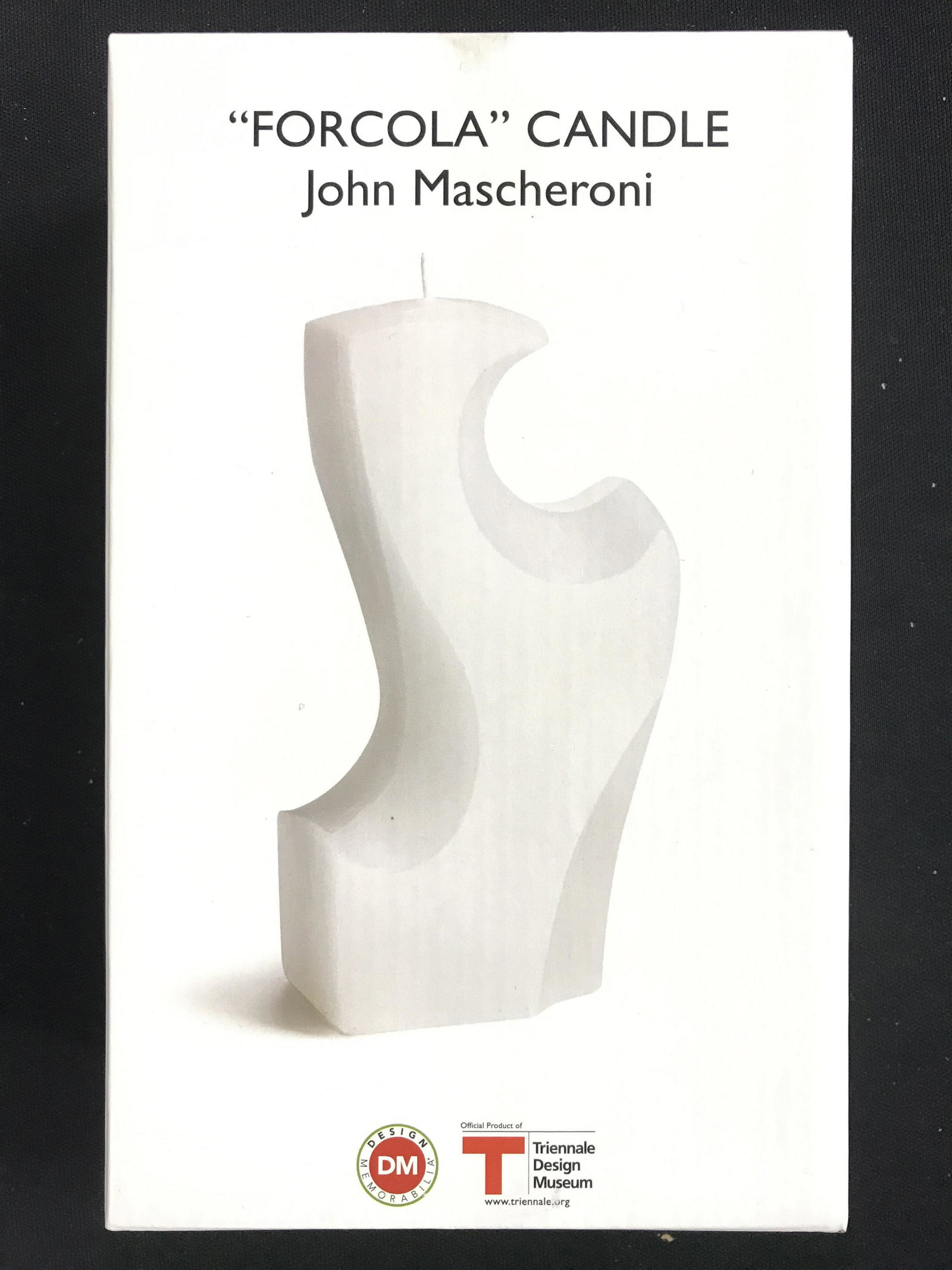 Set 6 John Masheroni Candles Donated by TDM: Group new merchandise donated from mma donated-group lot of new and packaged merchandise donated by mma group lot of FORCOLA CANDLES BY JOHN MASCHERONI each item new in wrapping, donated by DESIGN MEM