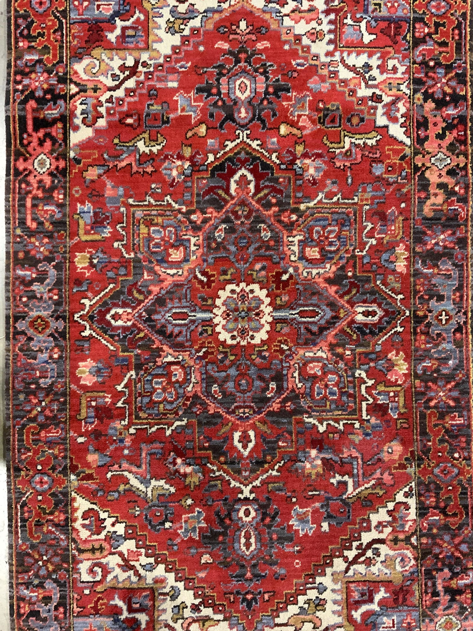 Vintage Belgian HERIZ Wool Pile Fringed Area Rug Jan 06, 2021 The