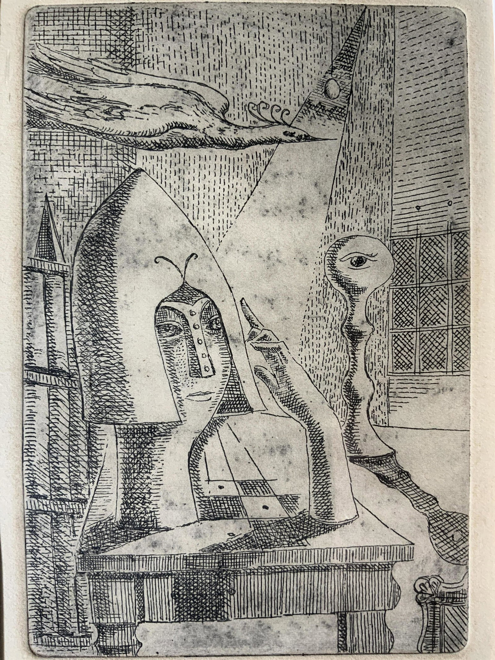 GIORGIO DE CHIRICO Signed Ltd Ed Lithograph Art: GIORGIO DE CHIRICO(1888-1978)Signed Ltd Ed Lithograph, signature to lower right in pencil reads ‘G De Chirico’, edition to lower left reads ‘XXVII/L’, subject a head and hand resting on a tabl