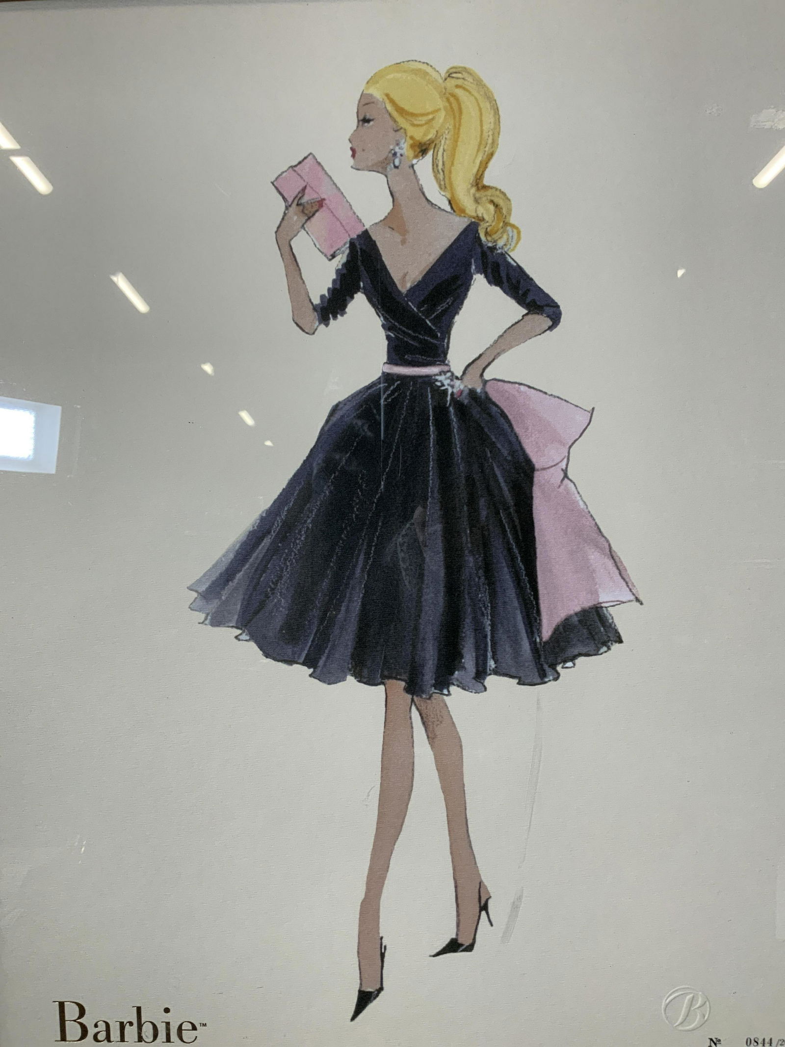 ROBERT BEST Barbie Offset Lithograph, Artwork: ROBERT BEST Barbie Offset Lithograph, inscriptions read ‘Barbie Fashion Model Collection Robert Best No 0844/2000’, embossed seal reads ‘B’, certificate of authenticity to reverse subject a wo