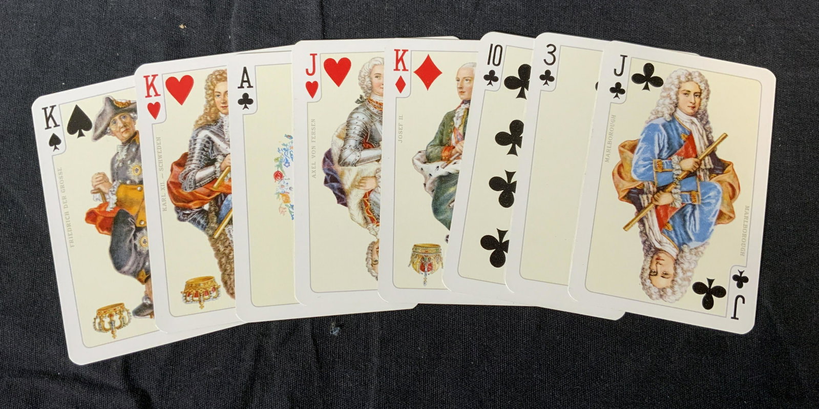 Vintage HARRODS Playing Cards: Vintage HARRODS Playing Cards, inscription to piece reads ‘HARRODS Madame Pompadour Playing Cards Made in Australia by Platnik Exclusively for HARRODS’, measures 7/8 inches tall x 5 inches at wide