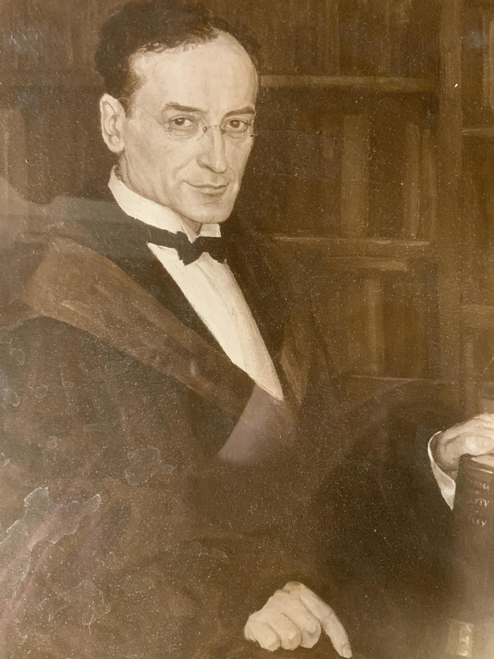 Signed Photograph of Morris Raphael Cohen: Signed Photograph of Morris Raphael Cohen, inscription lower left reads ‘Jos Maroulies ‘27’, inscription below reads “to Louis and Jane with affection which the years cannot dim Morris R Cohen