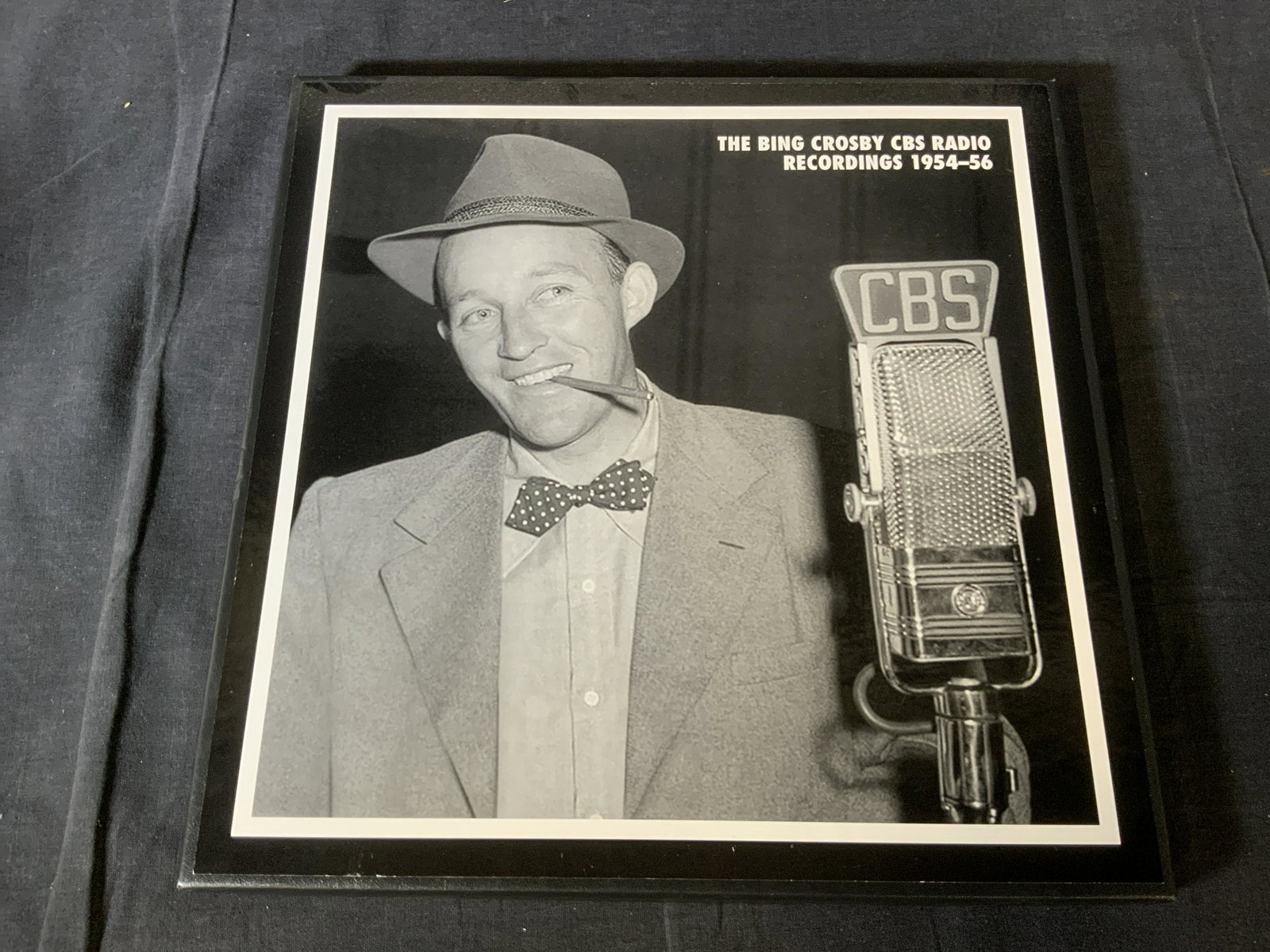 Bing Crosby CBS Radio Recordings CDs: Bing Crosby CBS Radio Recordings CDs, inscription reads ‘The Bing Crosby CBS Radio Recordings 1954-56’, measures 12 3/8 x 12 3/8 inches, some surface wear to cases, This item was generously donate