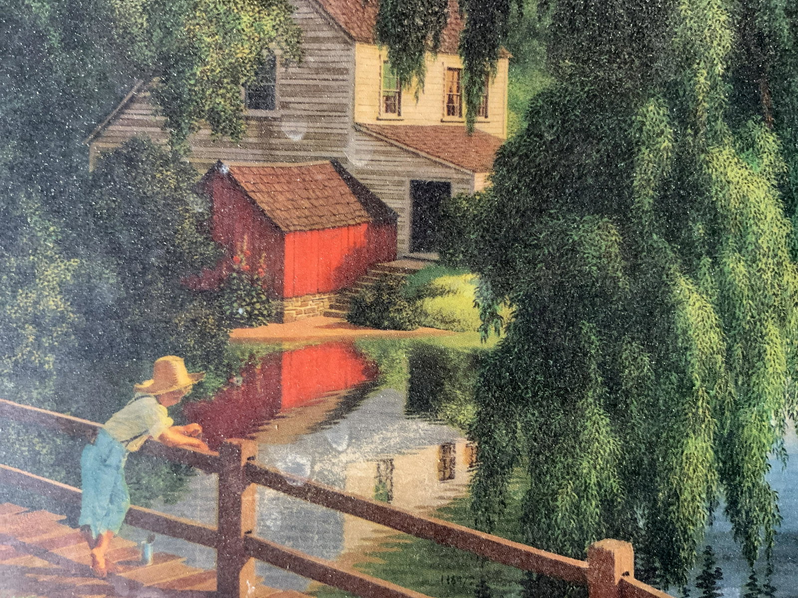 PAUL DETLEFSEN Good Old Summertime Offset Litho: PAUL DETLEFSEN Good Old Summertime Offset Lithograph, inscription to lower left reads ‘Paul Detlefsen’, inscription reads ‘118972’, label to reverse reads ‘This is a Turner wall accessory’