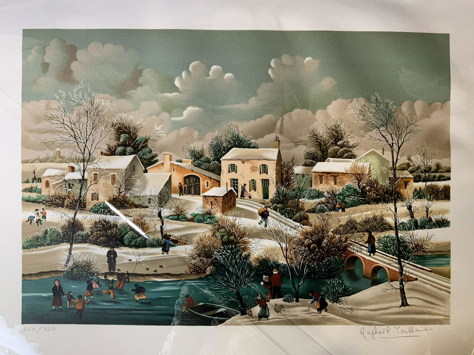 RAPHAEL TOUSSAINT Signed Ltd Ed Lithograph Artwork (1 of 6)