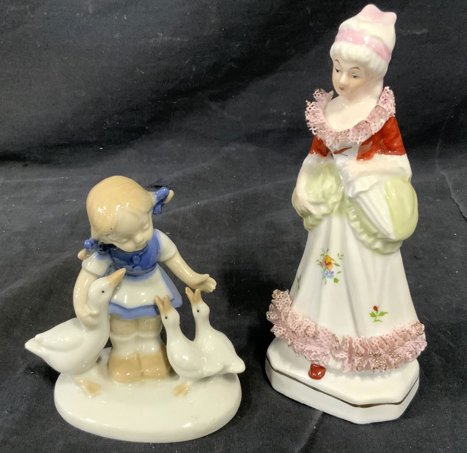 Group Lot 2 Porcelain Figurines (1 of 10)