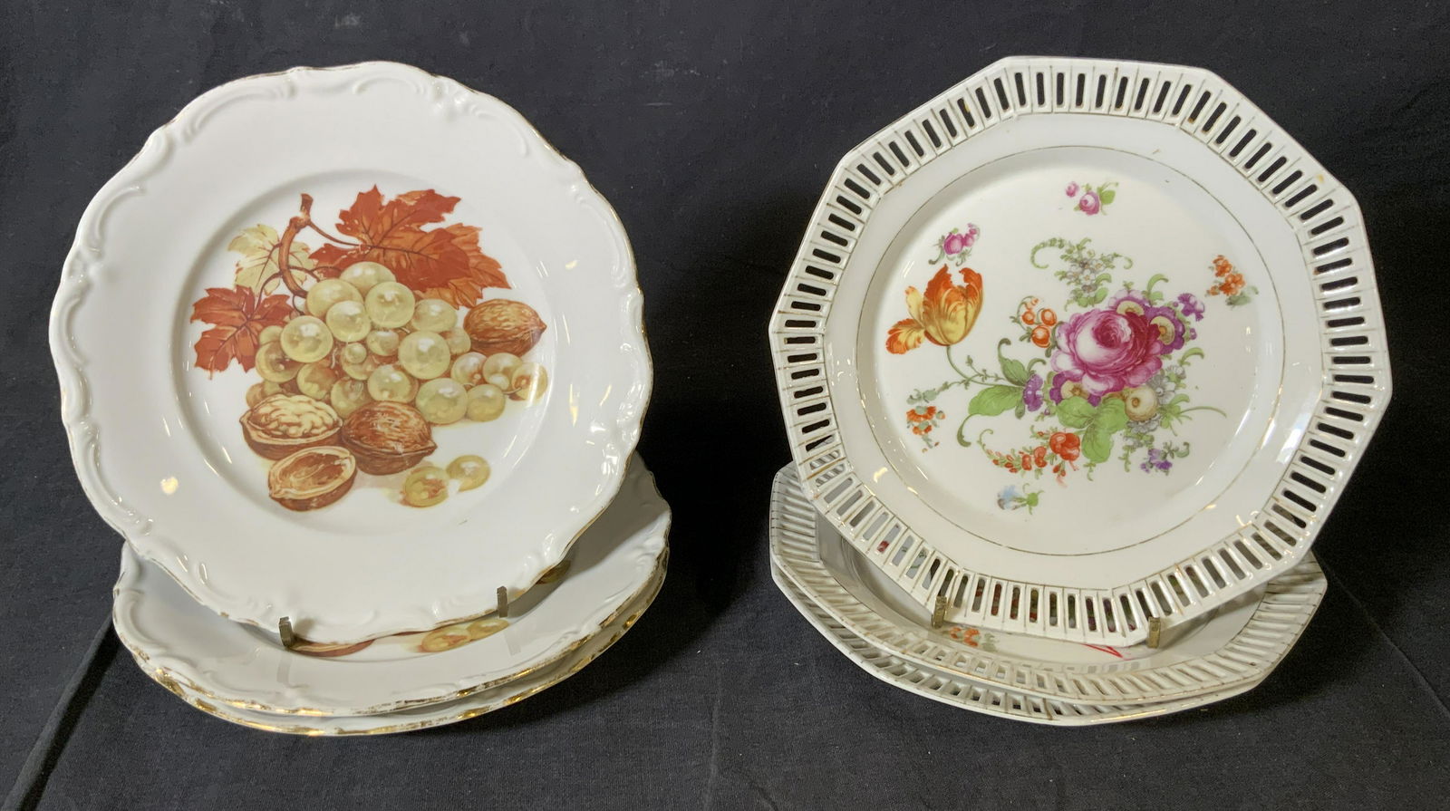 Lot 6 Vintage German Porcelain Plates (1 of 8)