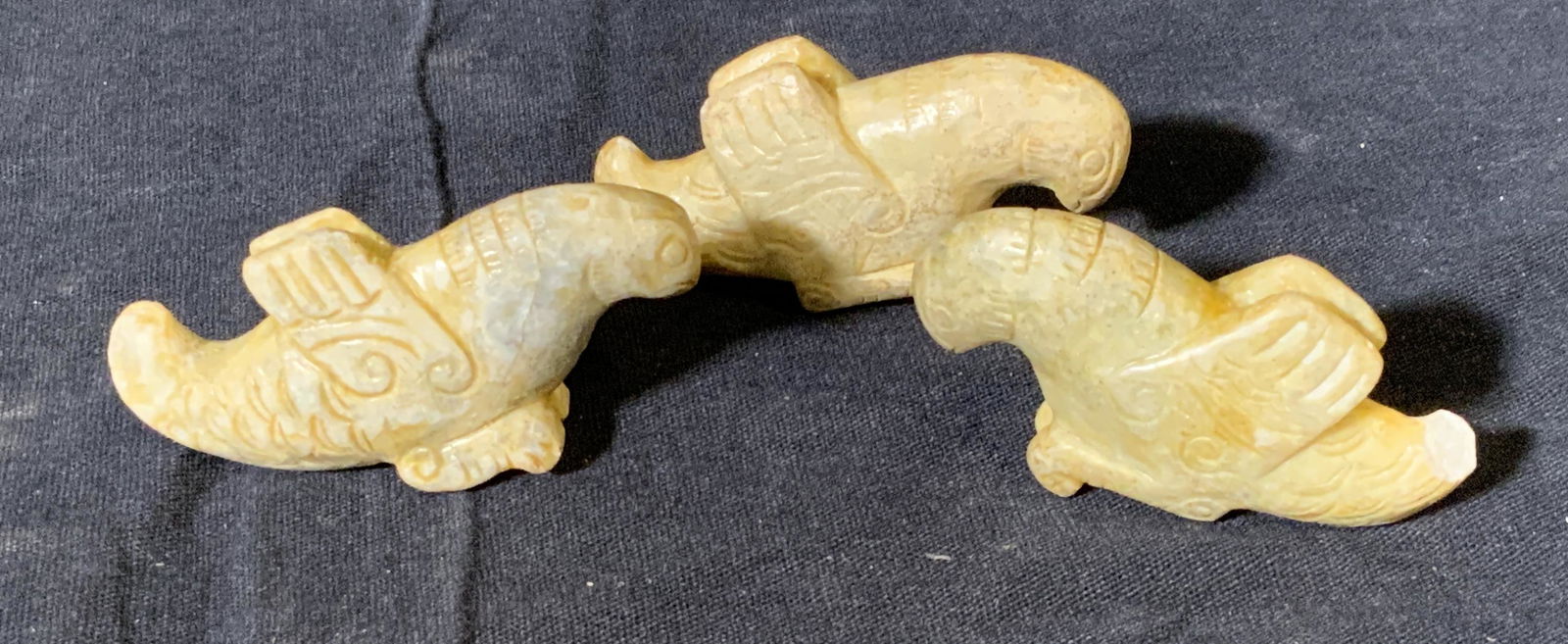 Hand Carved Natural Stone Bird Figurines (1 of 5)