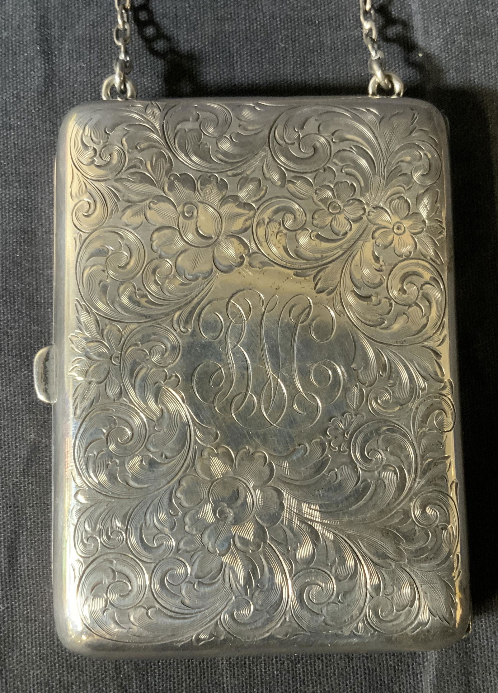 Vintage R BLACKINTON Sterling Silver Purse Case (1 of 8)