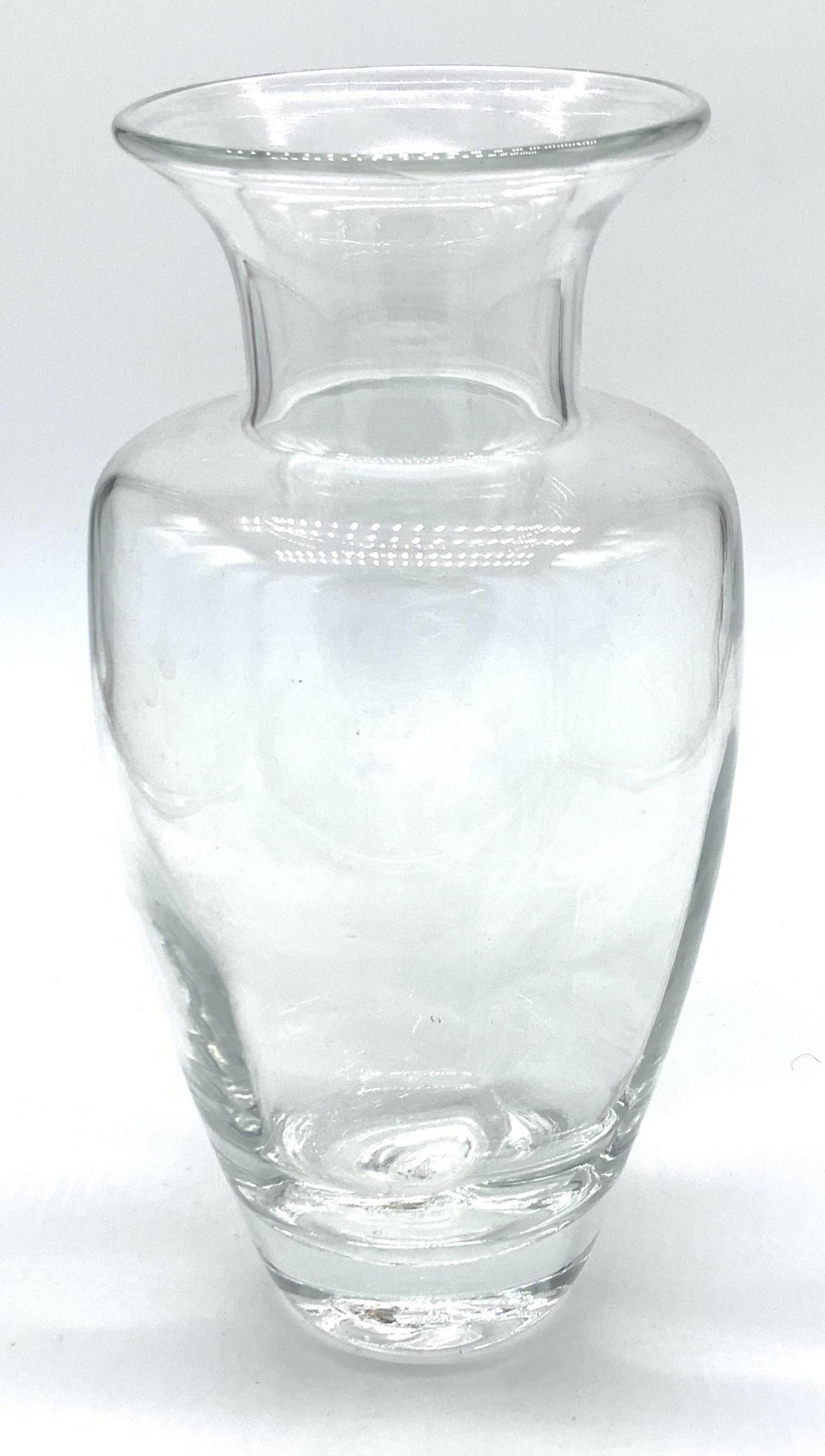 Signed SIMON PEARCE Hand Blown Glass Vase (1 of 5)