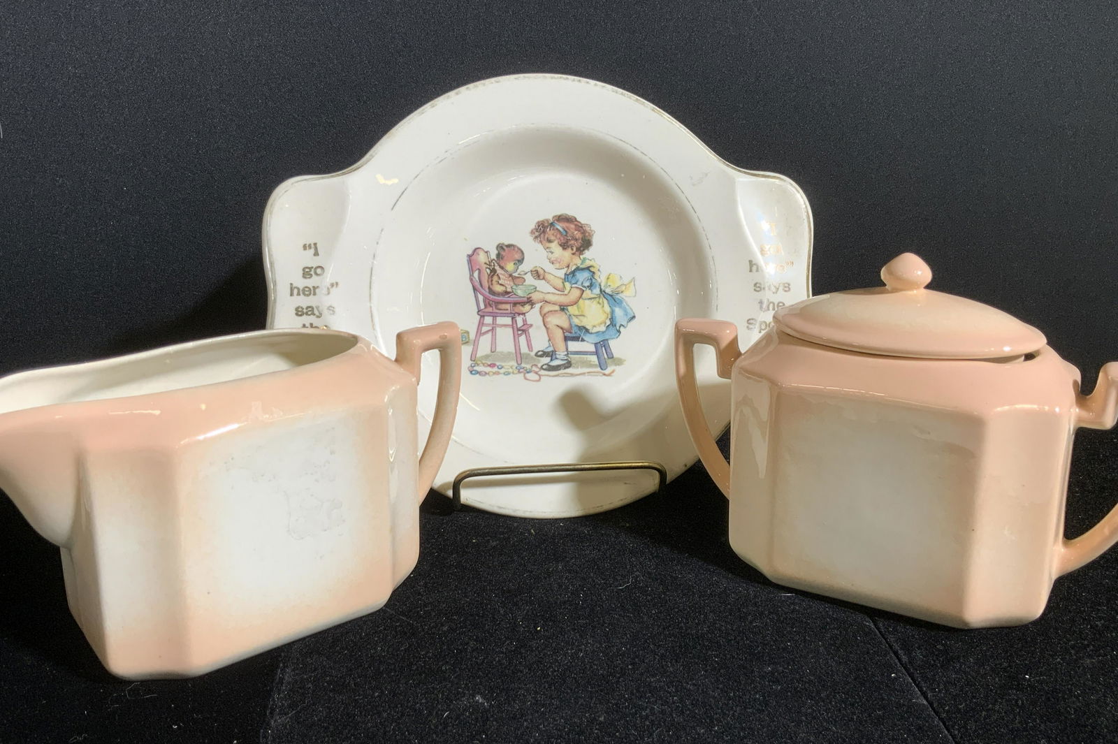 Lot 3 Vintage Signed Porcelain Tableware (1 of 12)