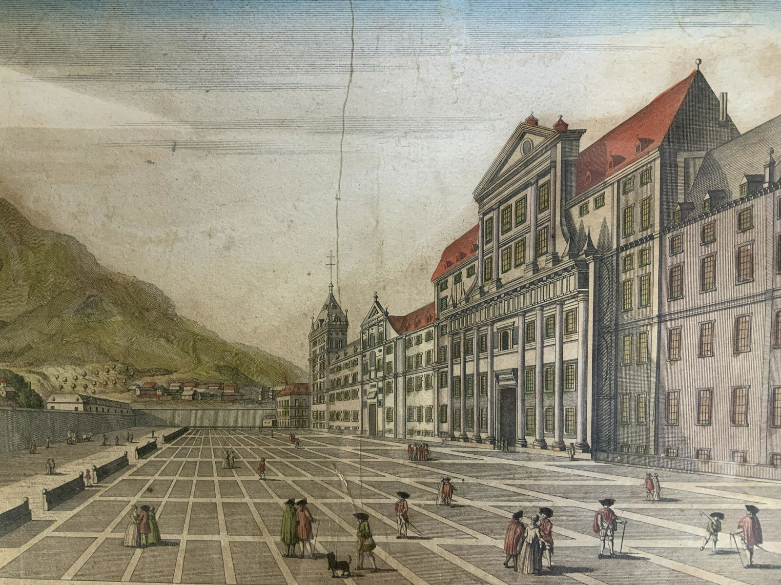 El Escorial Hand Colored Etching Artwork (1 of 10)