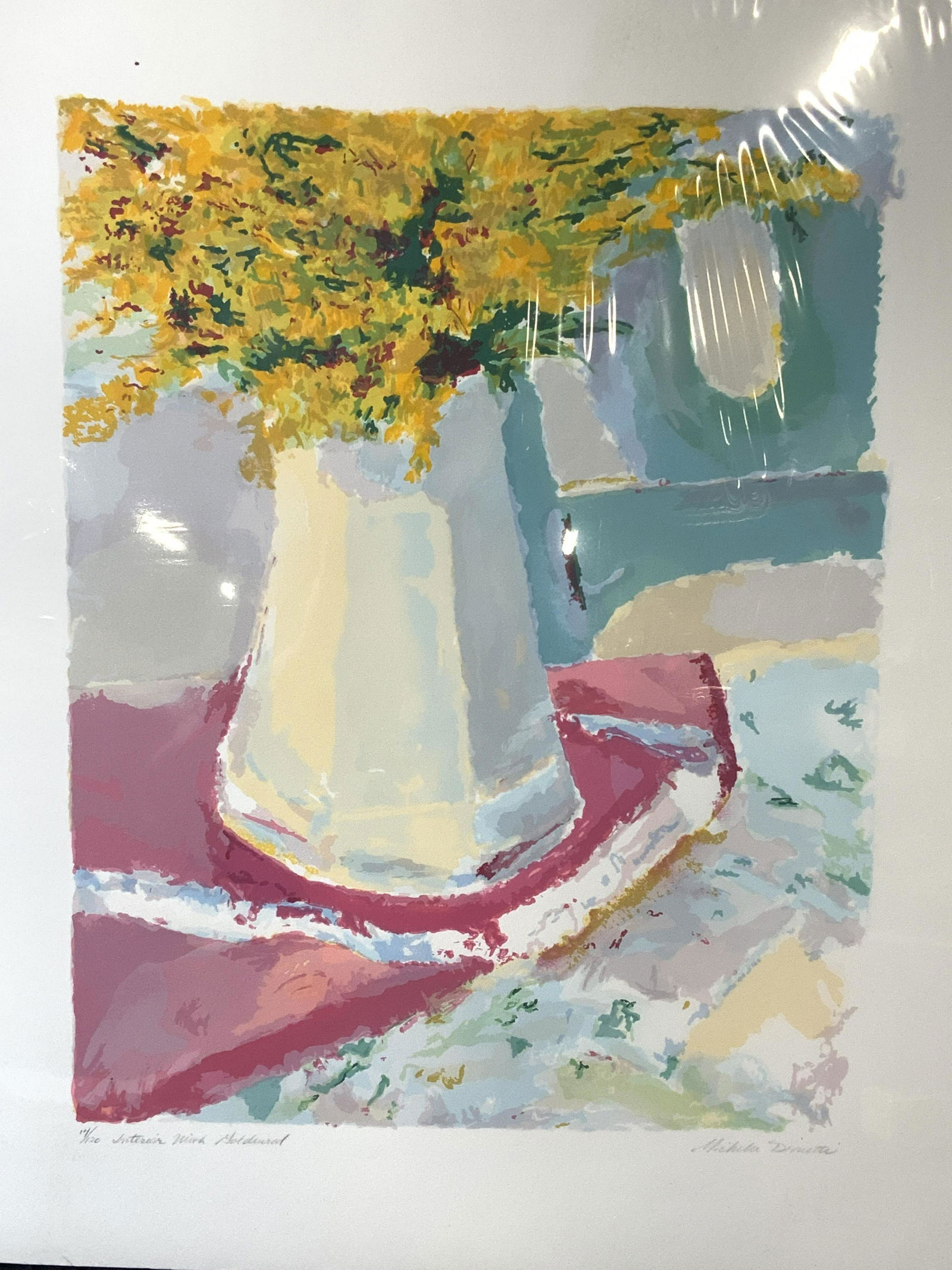 Signed Ltd Ed Floral Still Life Lithograph (1 of 9)