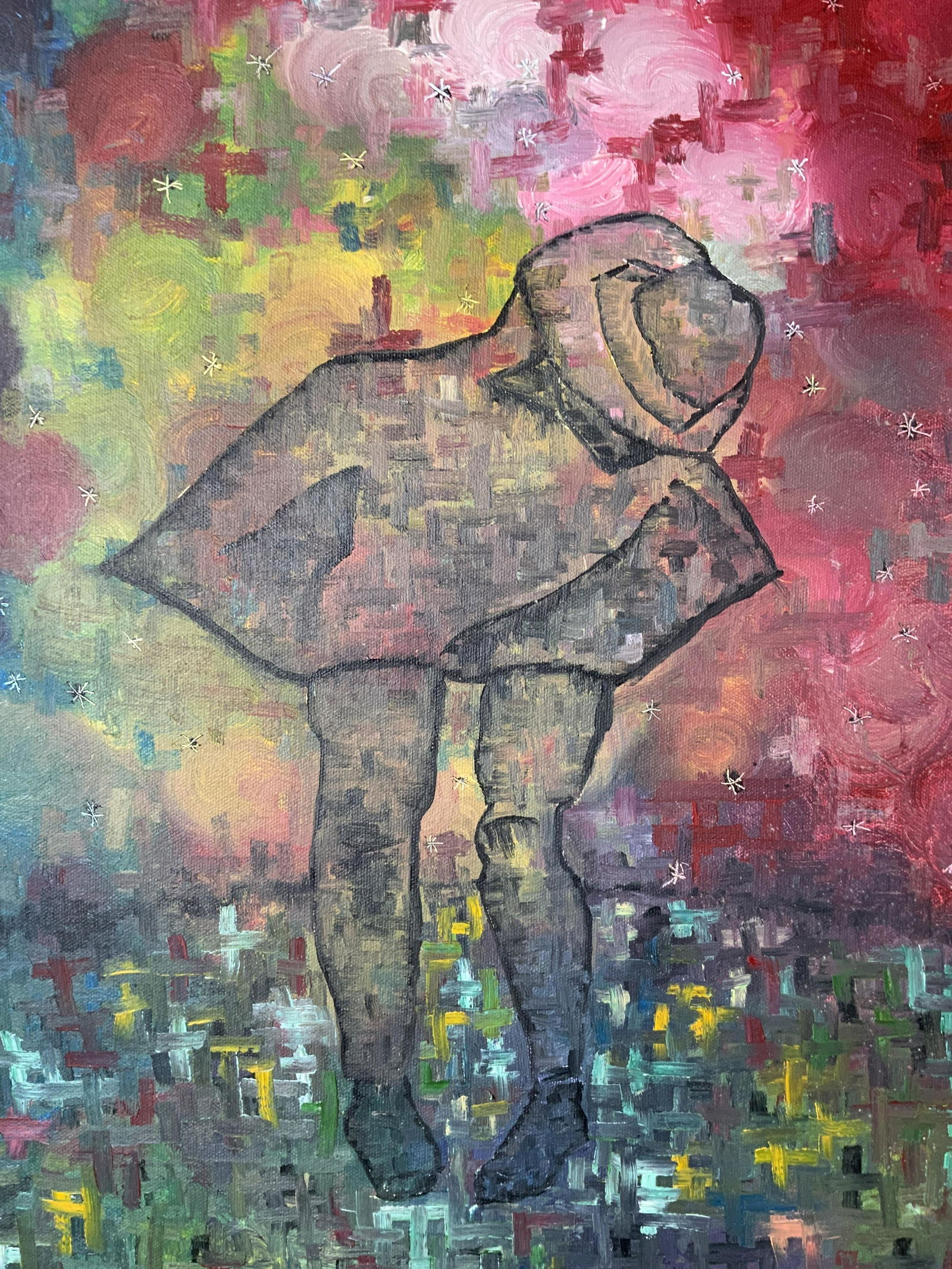 Signed Acrylic Painting Artwork 2002 (1 of 7)