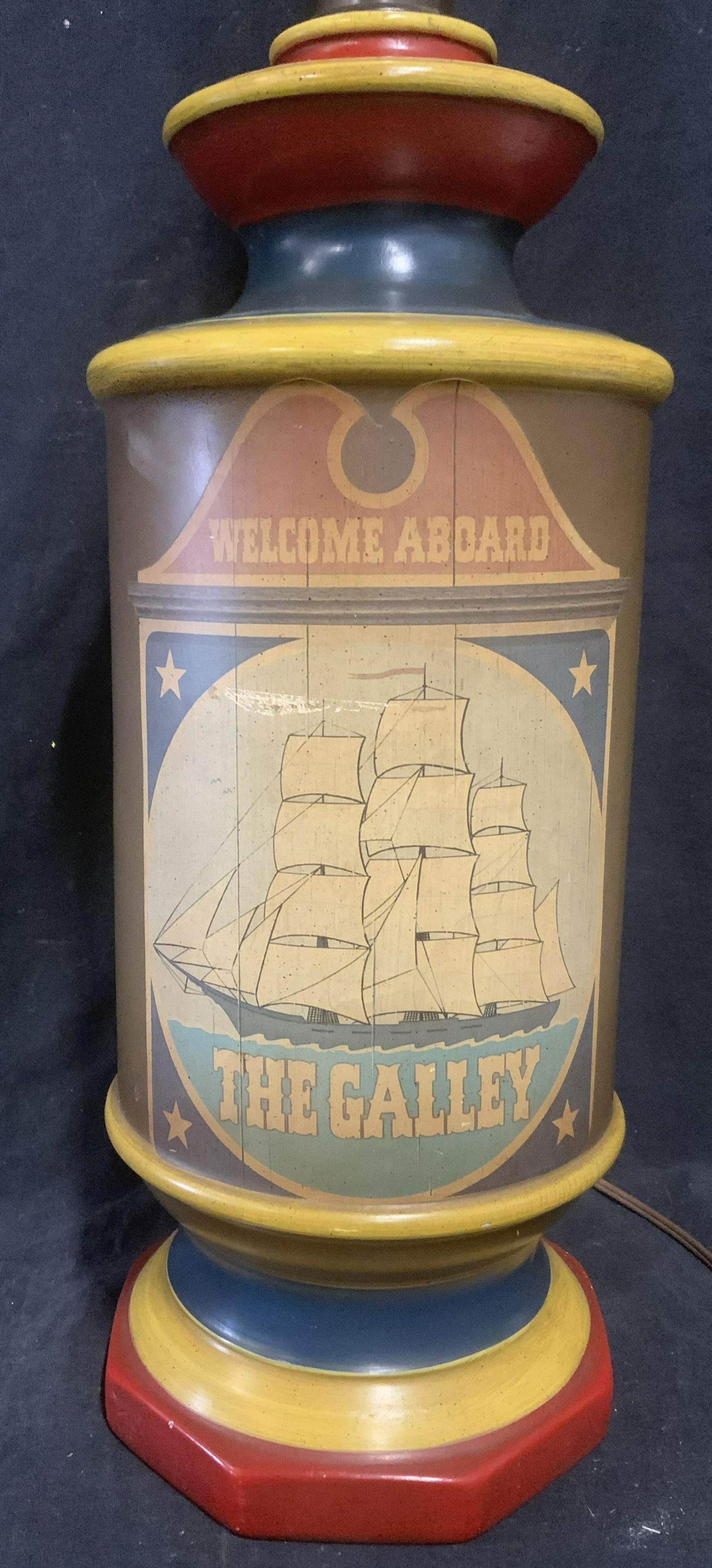 Vintage Ceramic Tabletop Lamp (1 of 6)