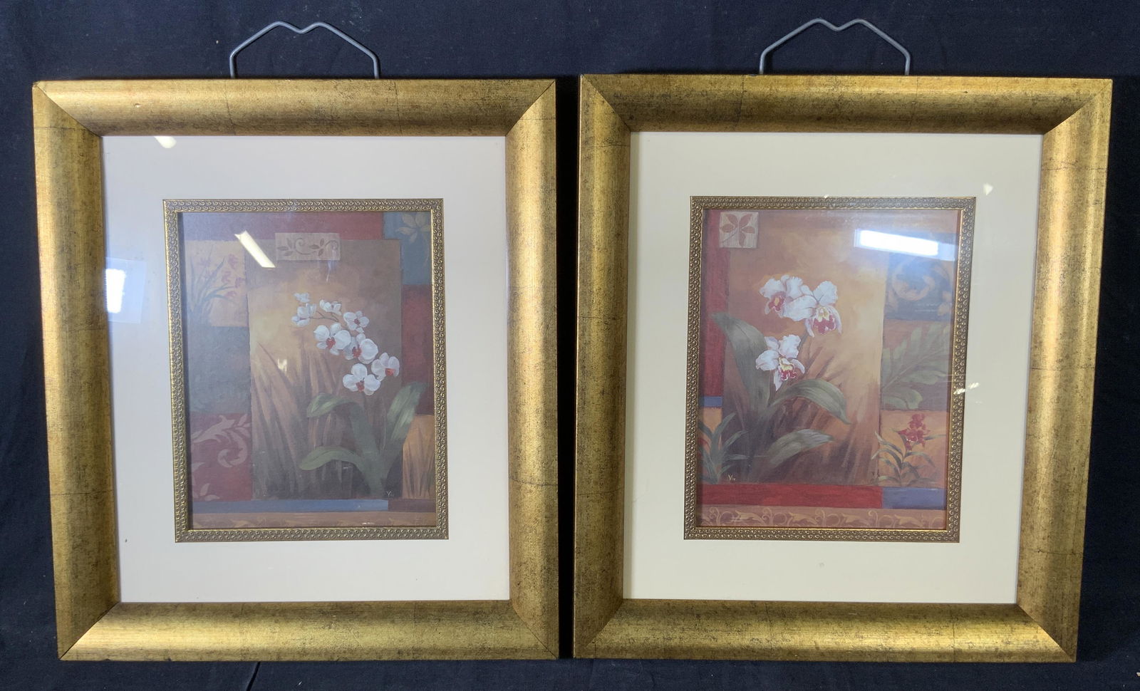 Pair VIV BOWLES Offset Lithograph Artworks (1 of 6)