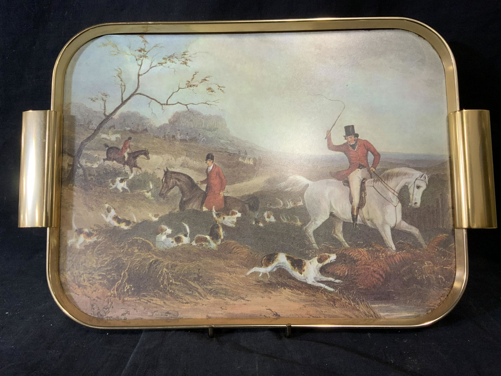 Vintage Fox Hunt Serving Tray (1 of 6)
