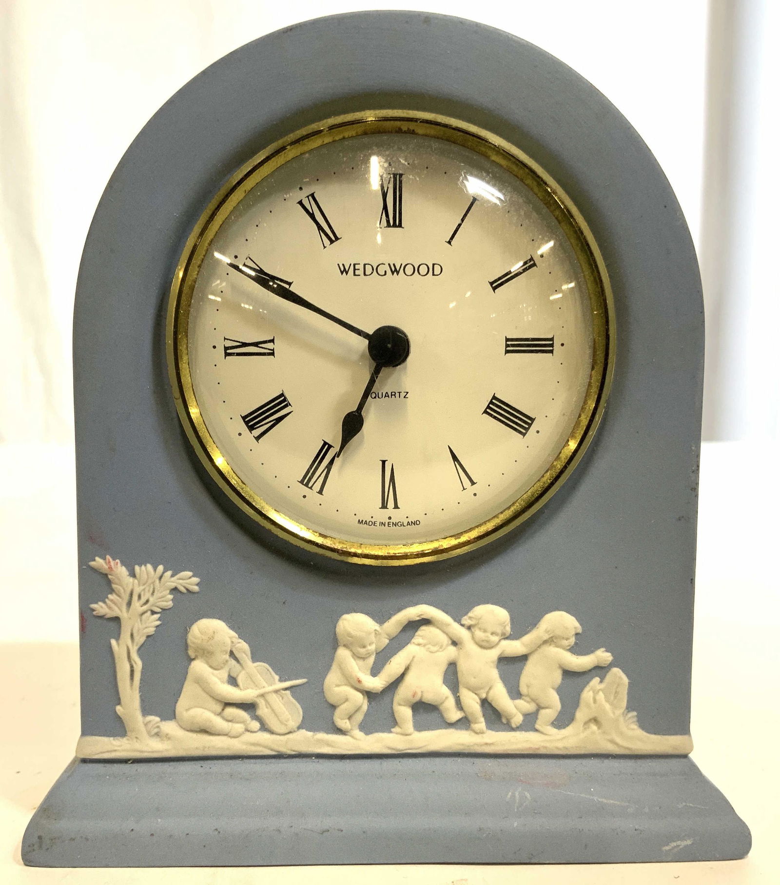 Vintage WEDGWOOD Jasperware Desk Clock (1 of 9)