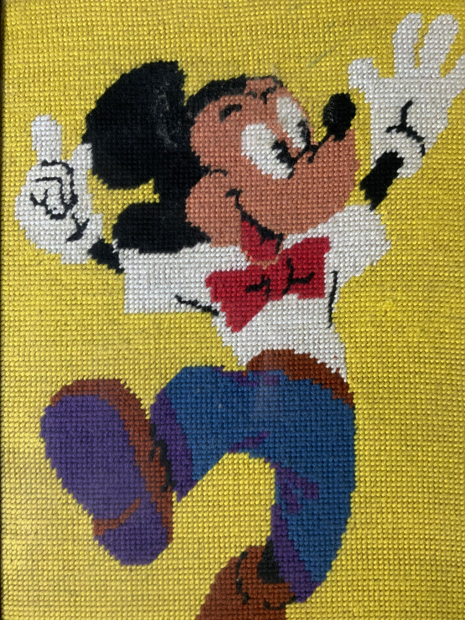 Mickey Mouse Needlepoint Artwork (1 of 5)