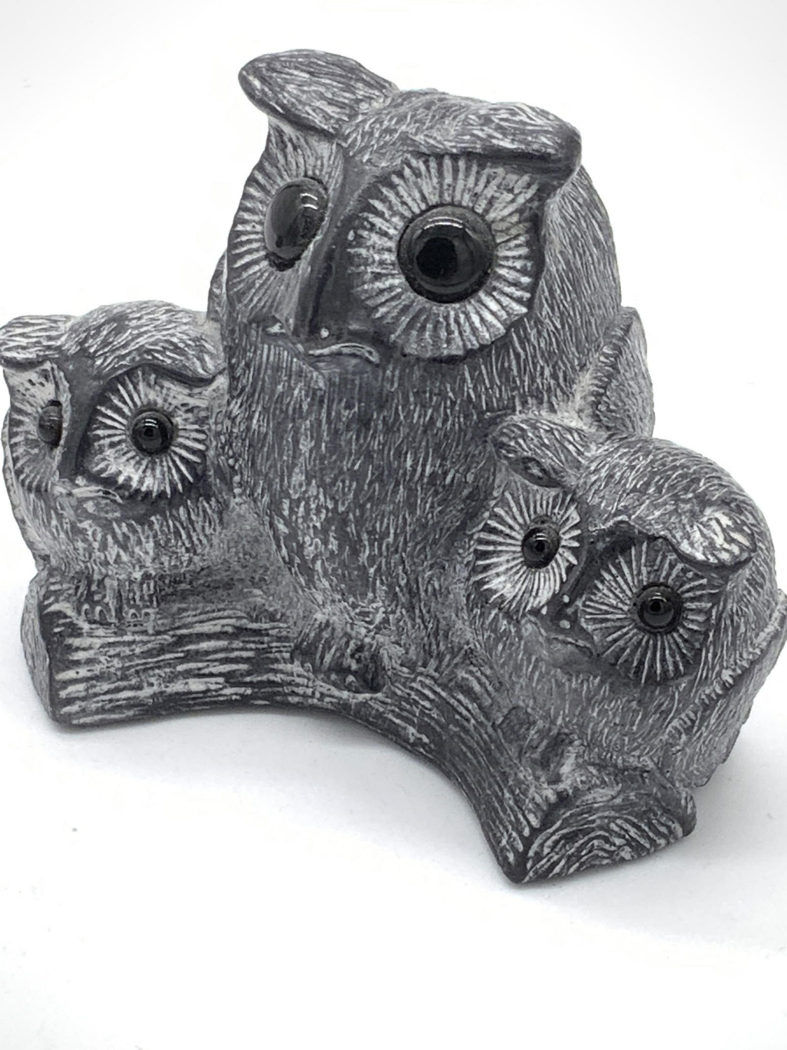 Lot 2 Bird Form Carved Soapstone Figurals, Canada (1 of 7)