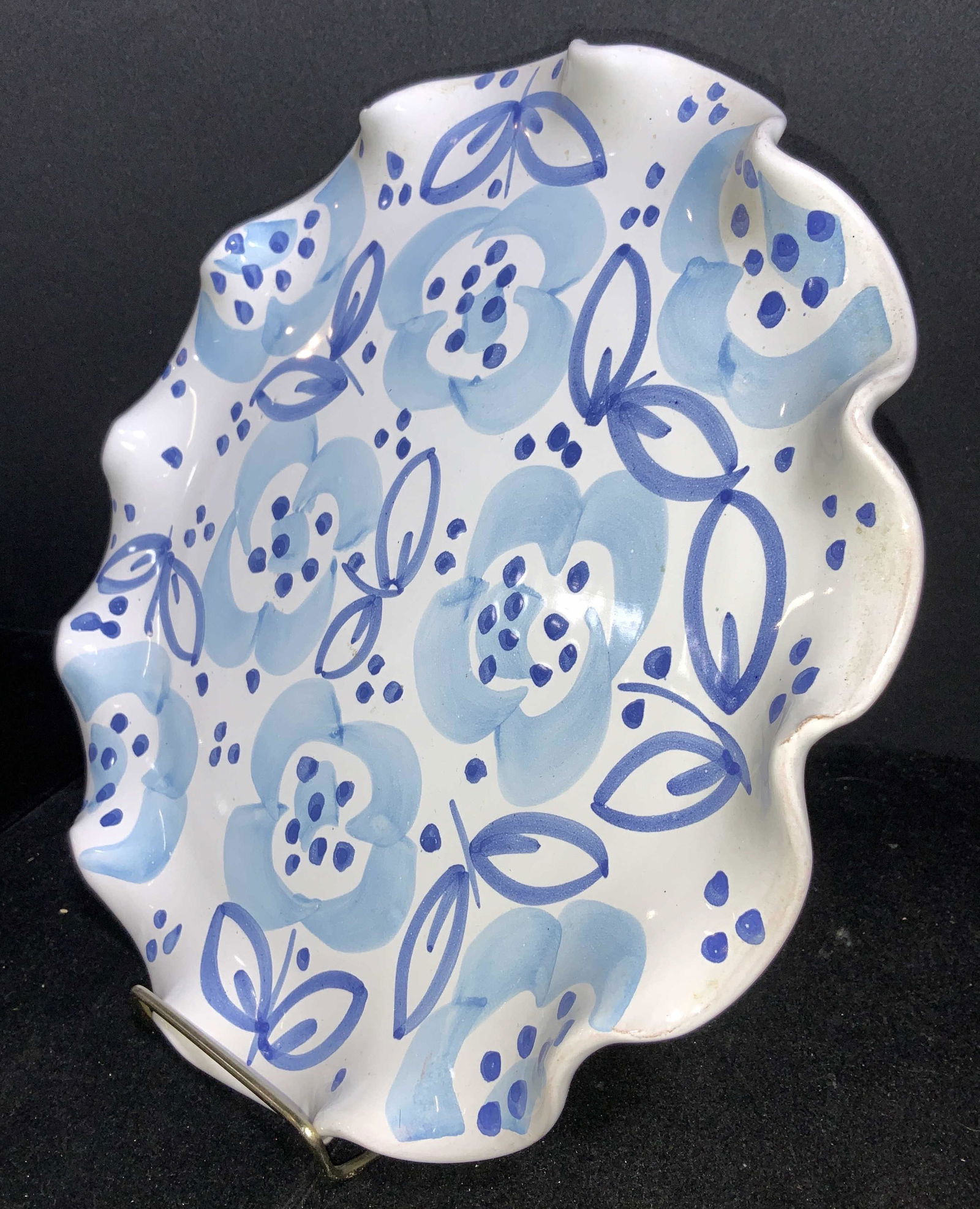 Hand Painted Ceramic BELLINI Plate, Italy (1 of 6)