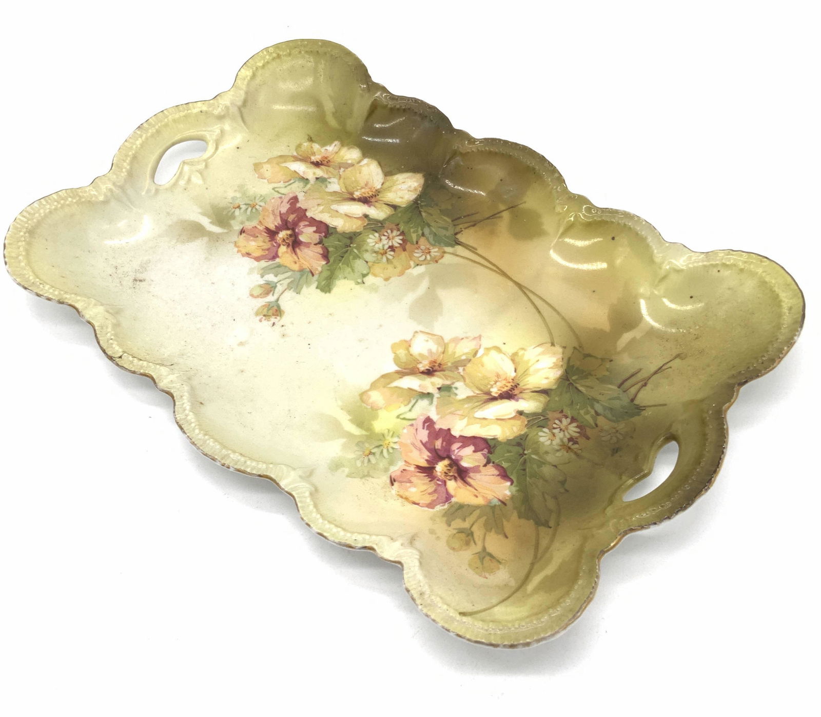 RS Signed German Porcelain Serving Plate (1 of 9)