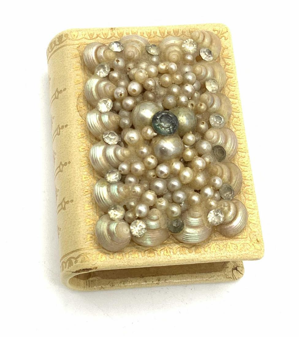 Vintage Handmade Book Form Match Box Case (1 of 11)