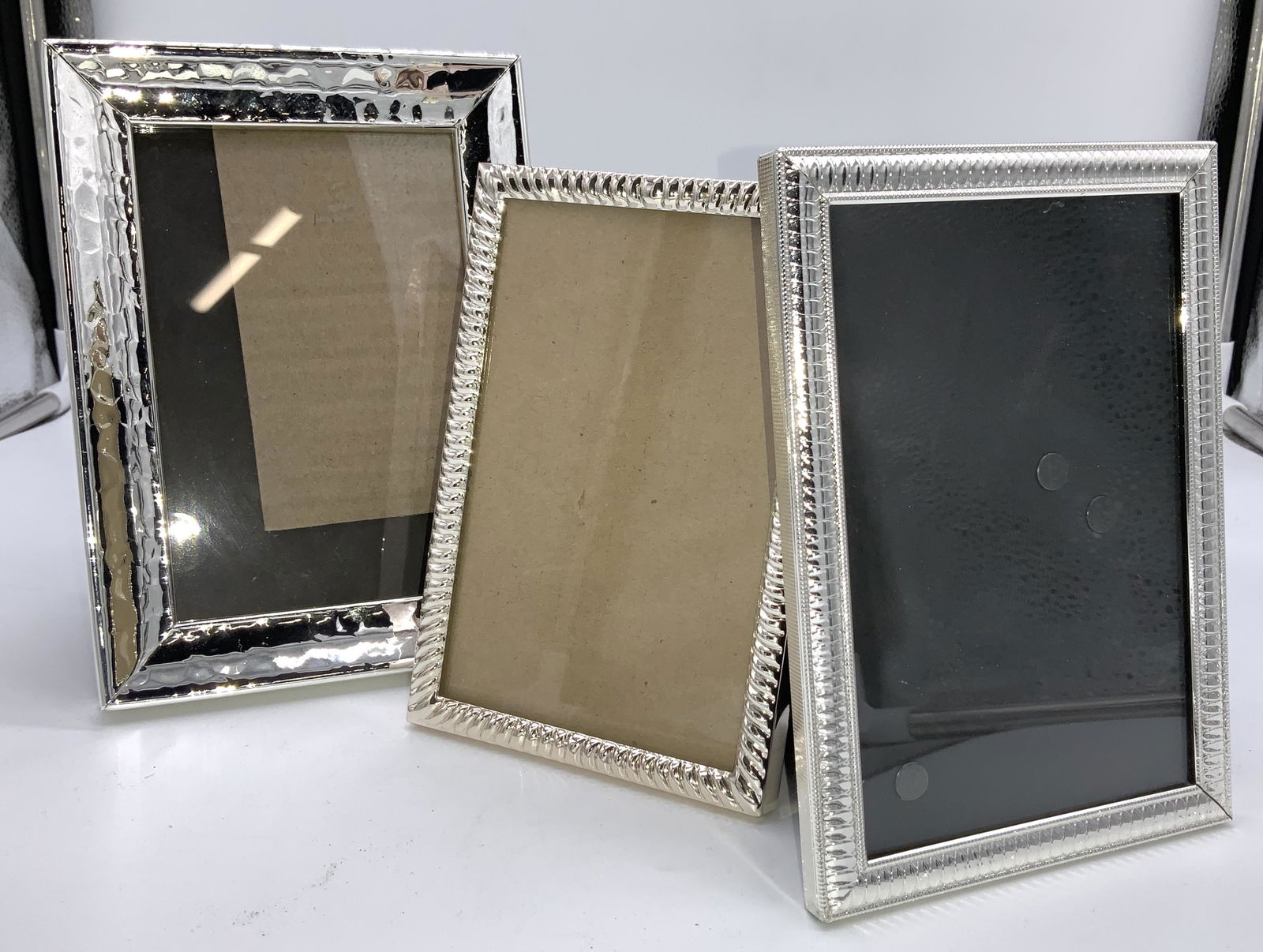 Group 3 LANE Silver Tone Picture Frames (1 of 7)
