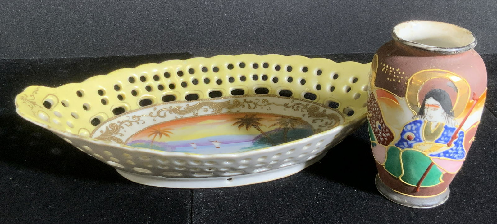 Lot 2 Hand Painted Porcelain Tableware, Japan (1 of 12)