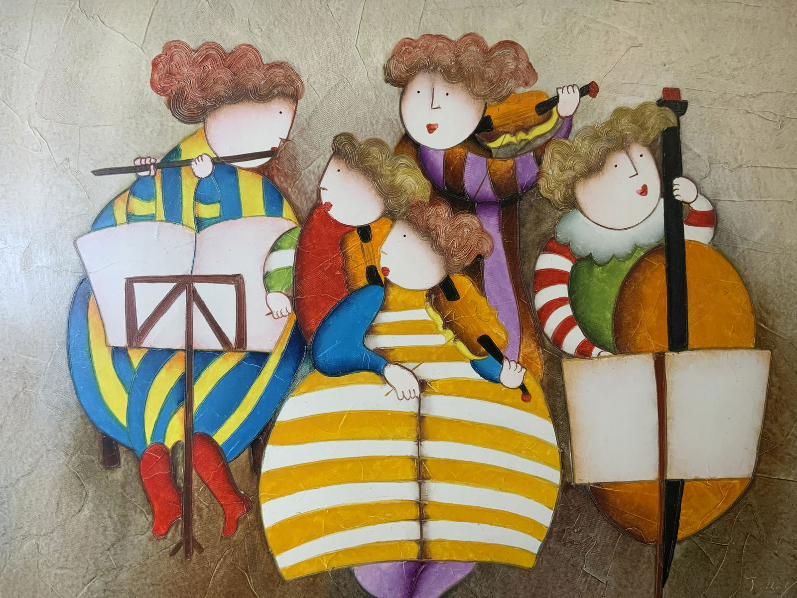 JOYCE ROYBAL Signed Oil Painting Artwork (1 of 7)