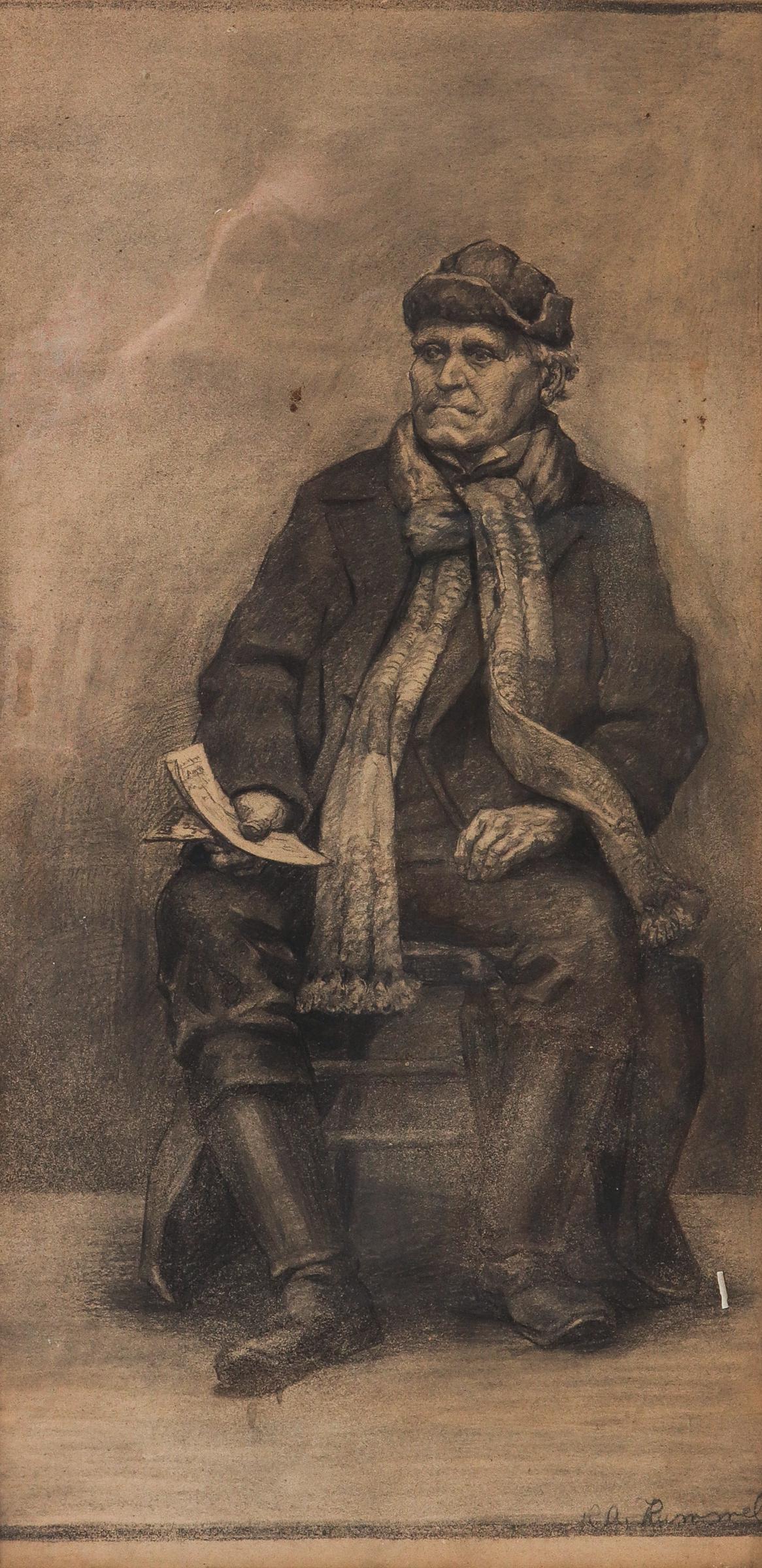 Rummel "Seated Fisherman" Lithograph (1 of 5)